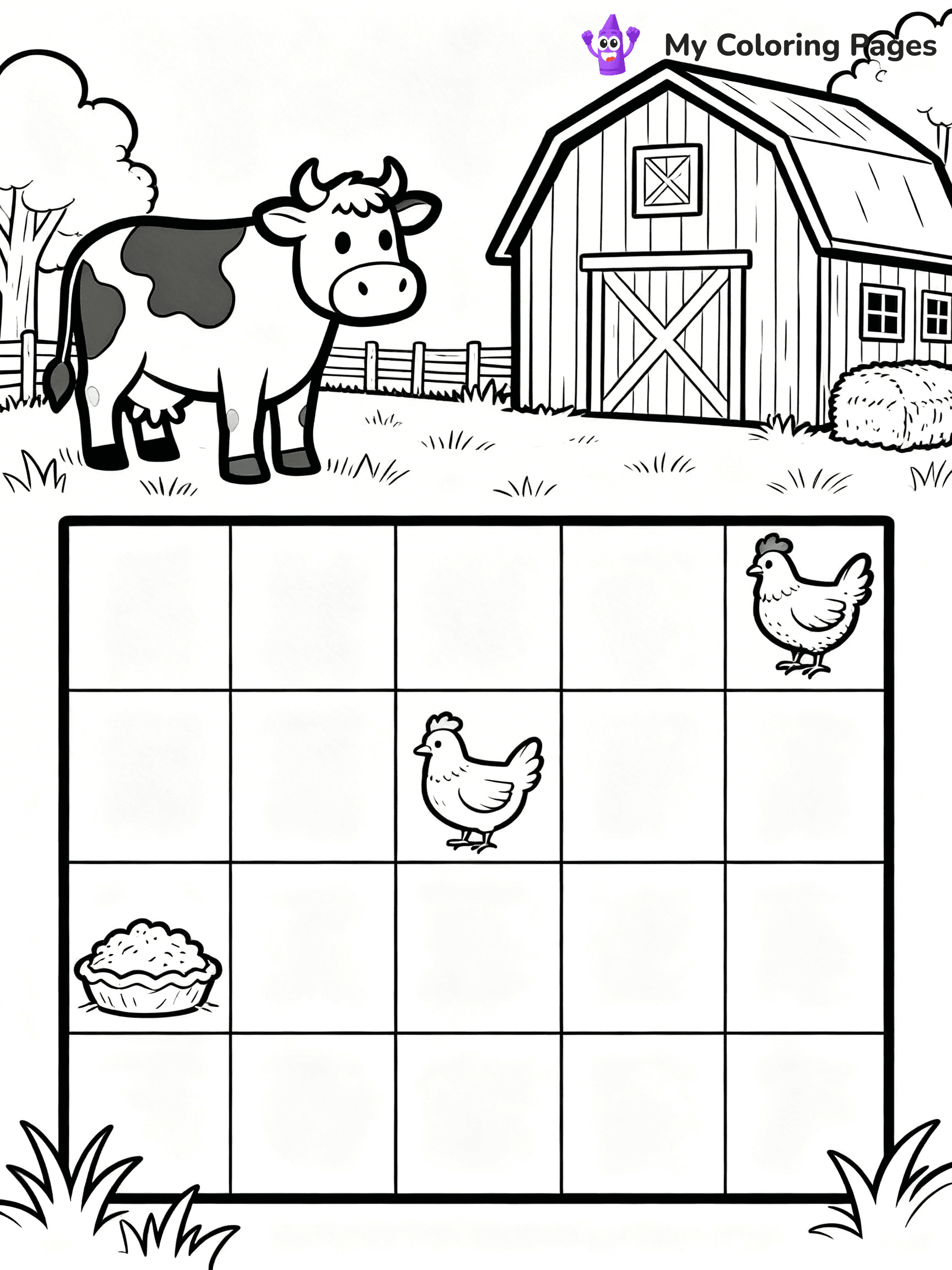 Bingo Coloring Pages - 11