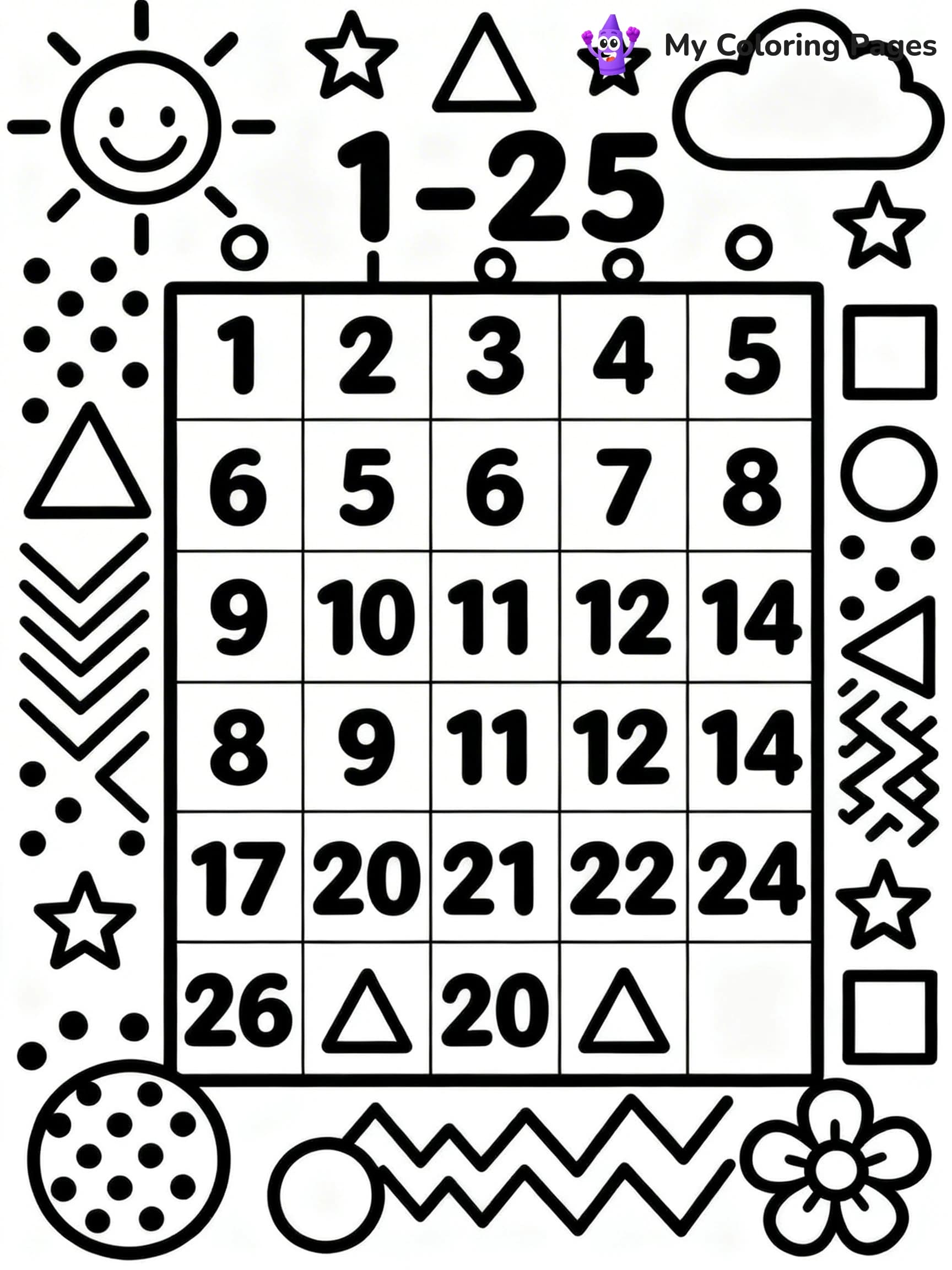 Bingo Coloring Pages - 6