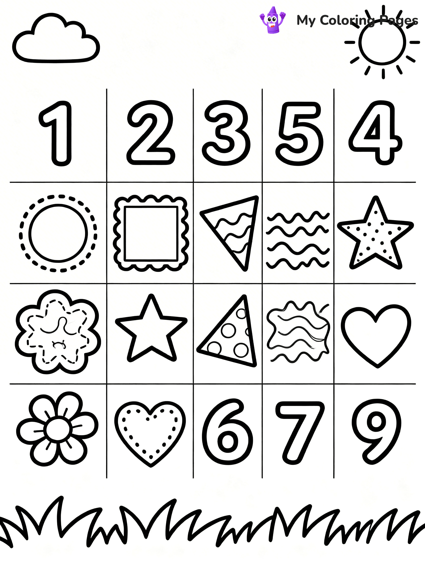 Bingo Coloring Pages - 2