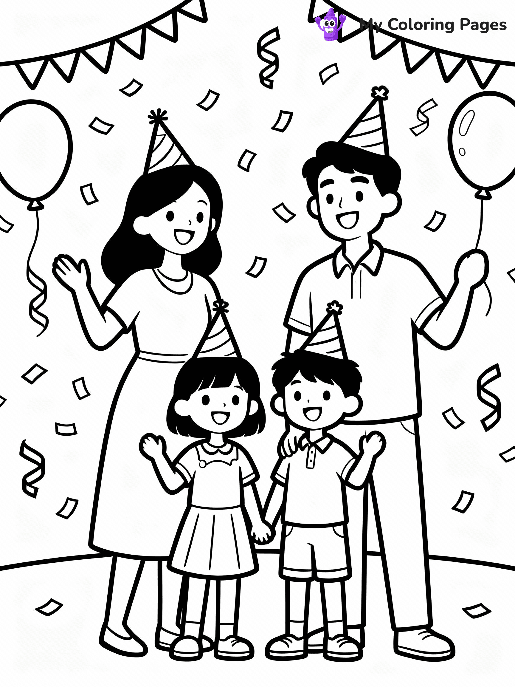 New Years Coloring Pages - 41