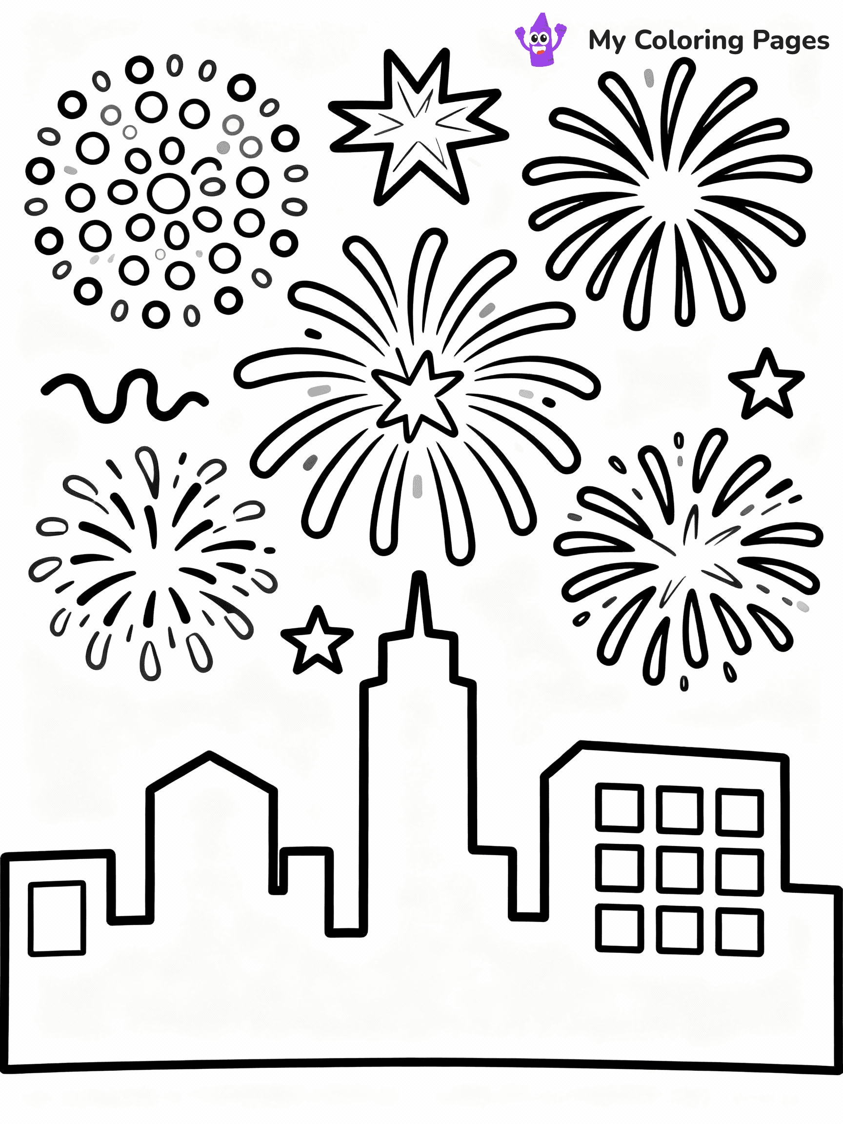 New Years Coloring Pages - 27