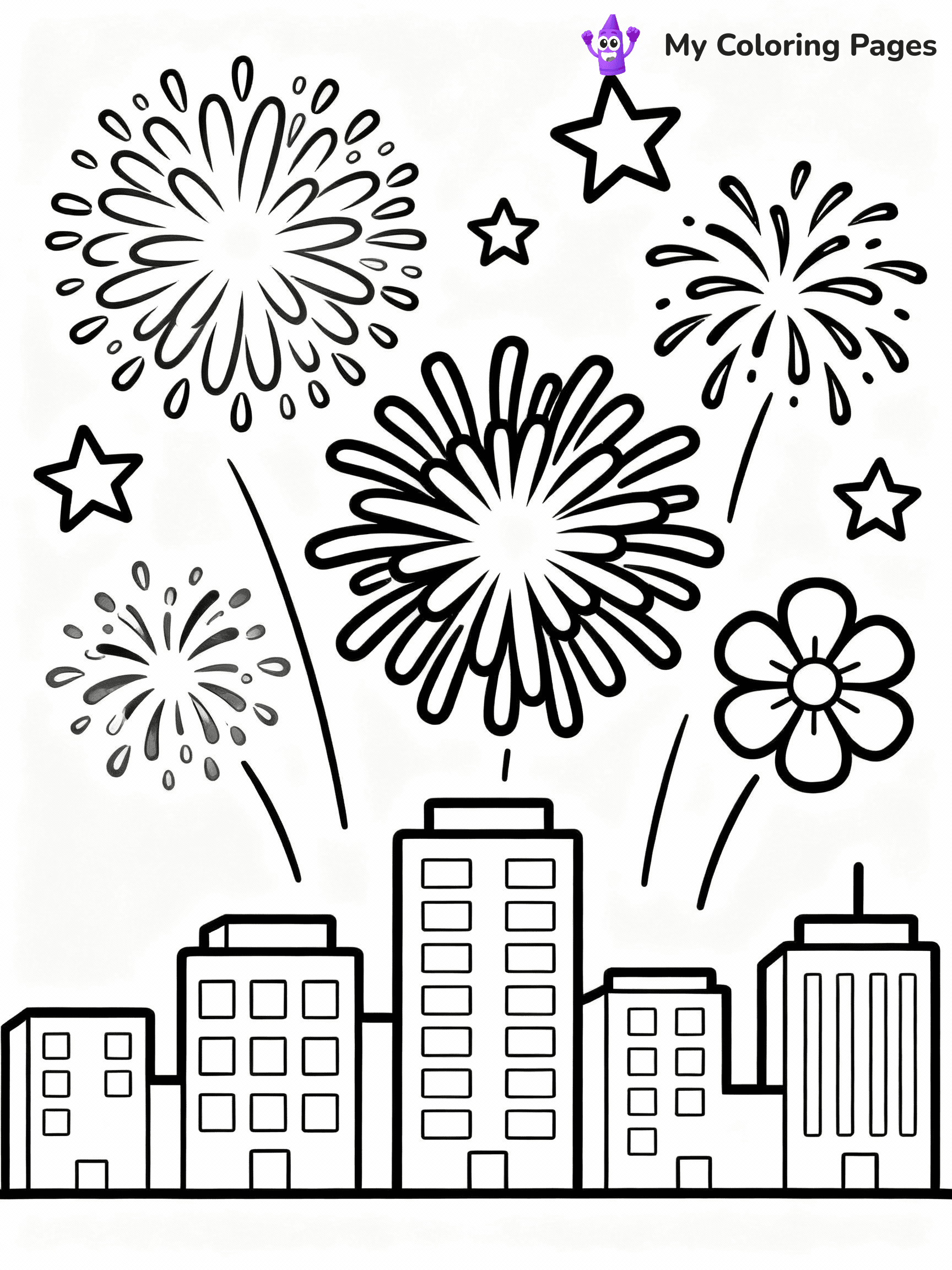 New Years Coloring Pages - 23