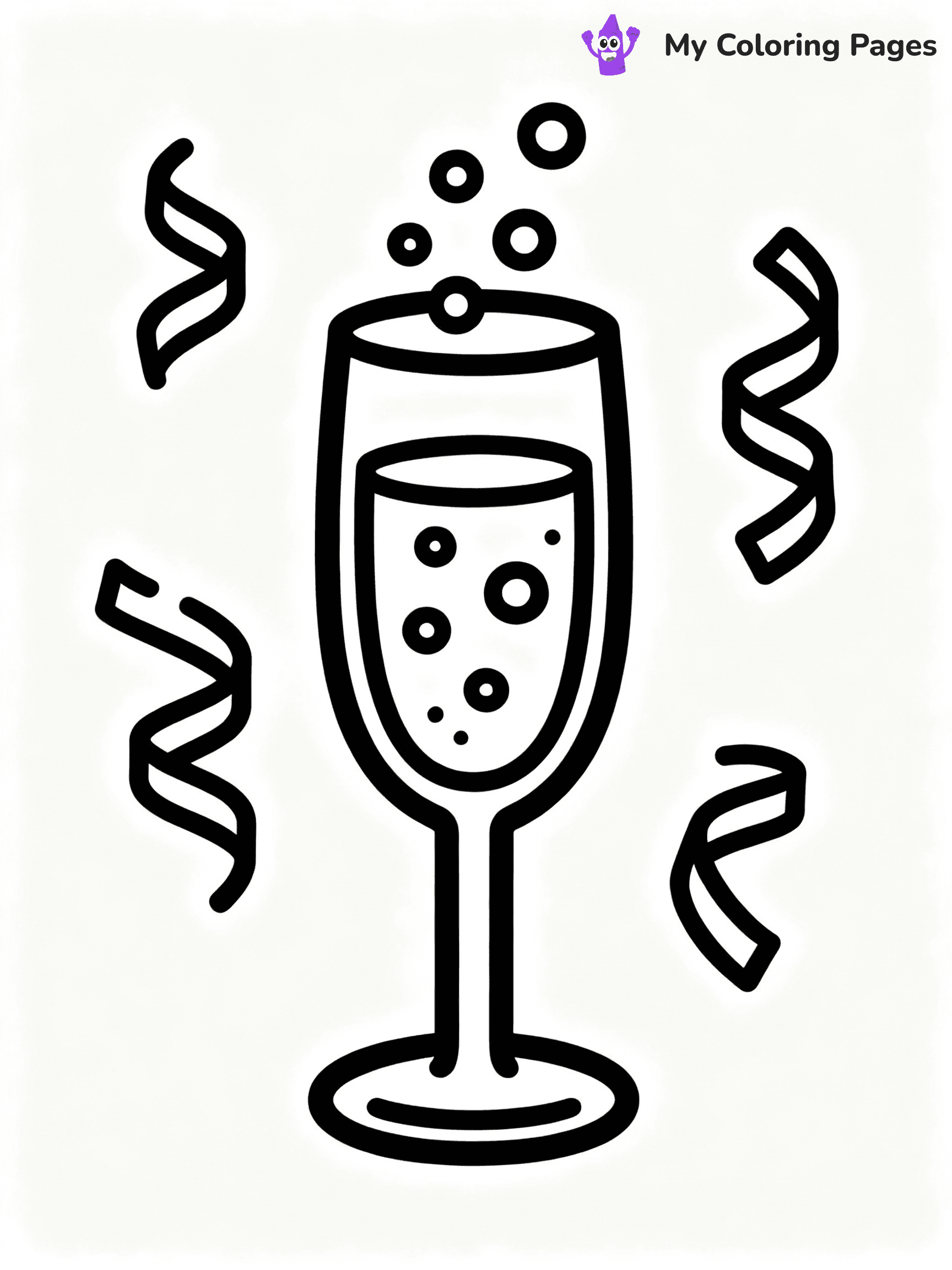 New Years Coloring Pages - 22