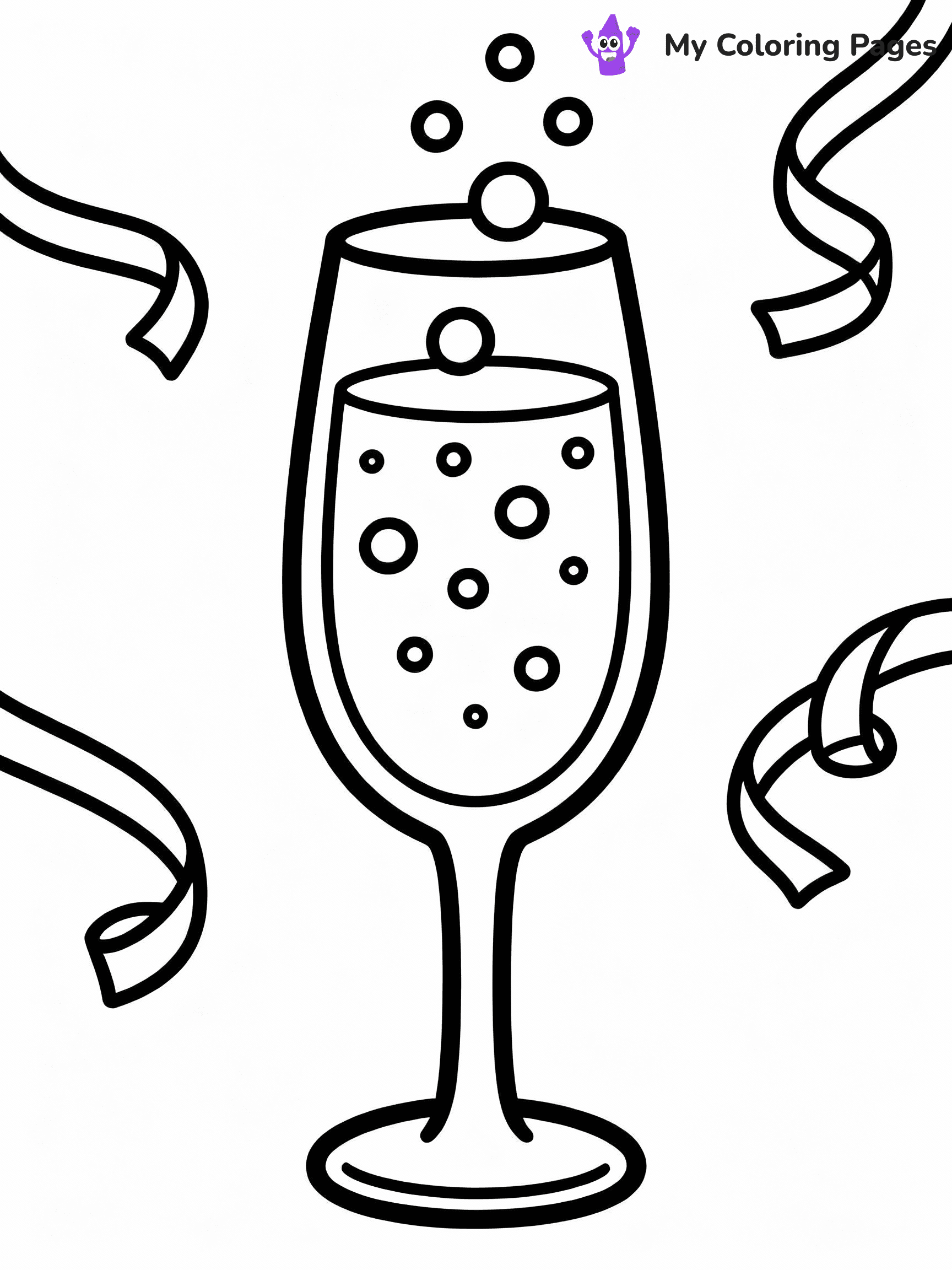 New Years Coloring Pages - 19