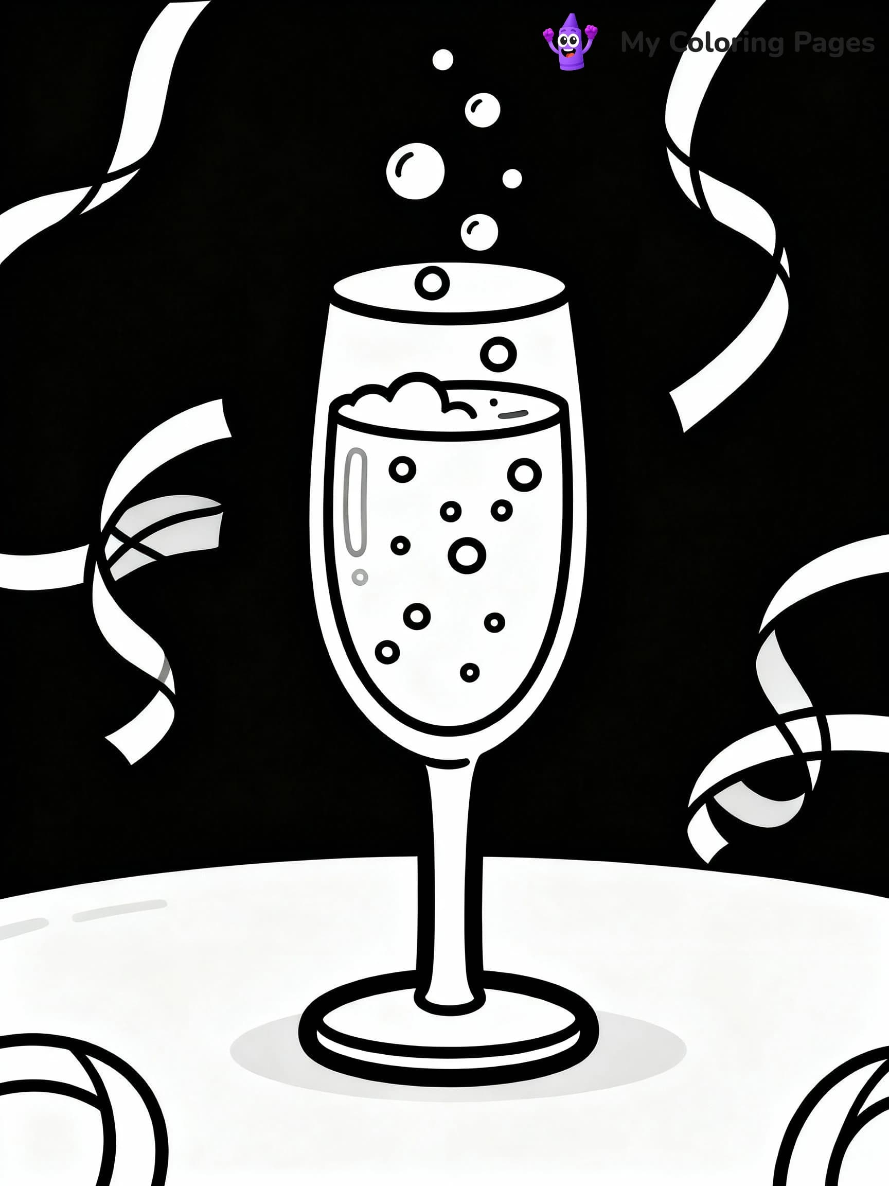 New Years Coloring Pages - 18
