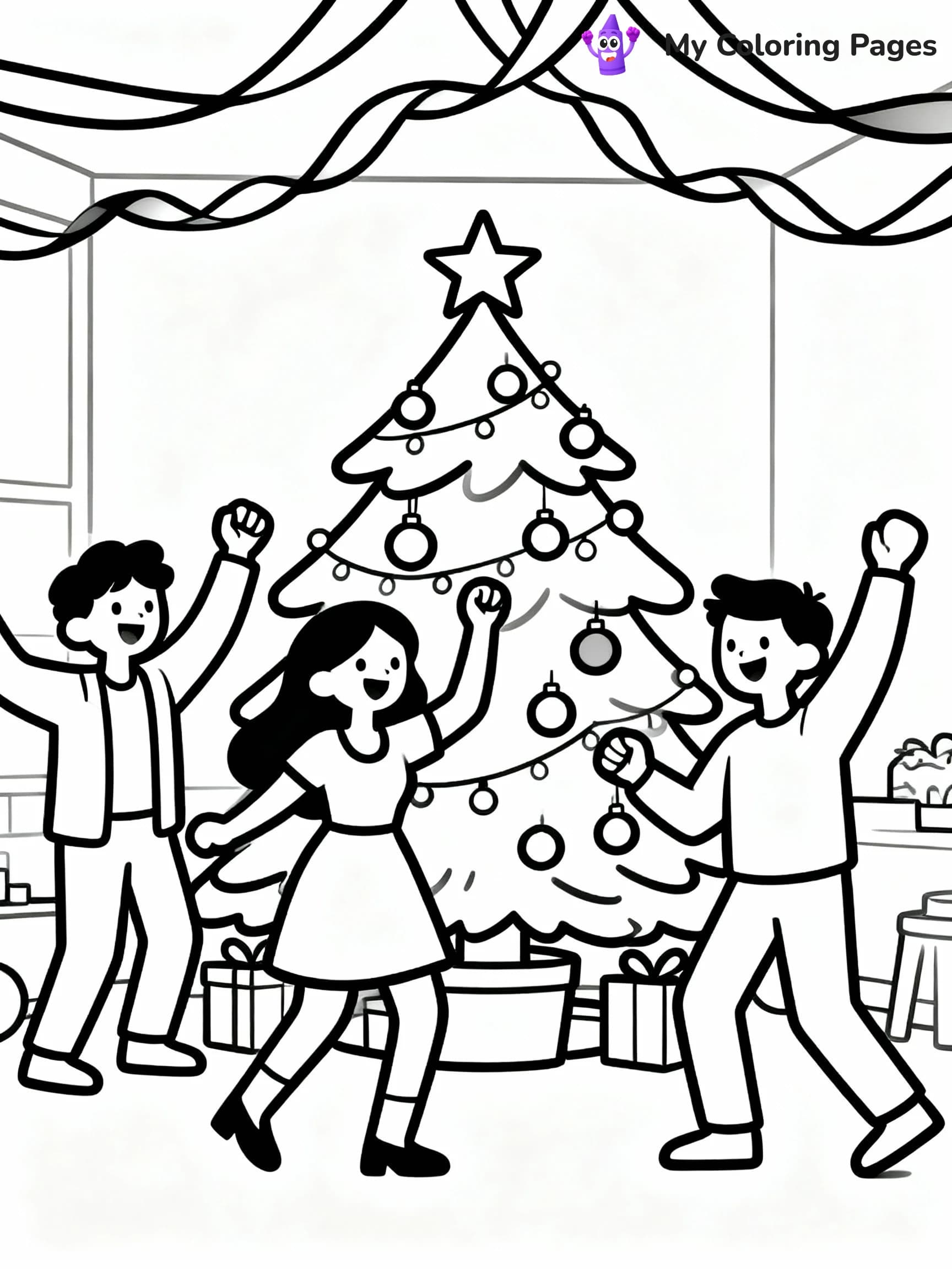 New Years Coloring Pages - 8