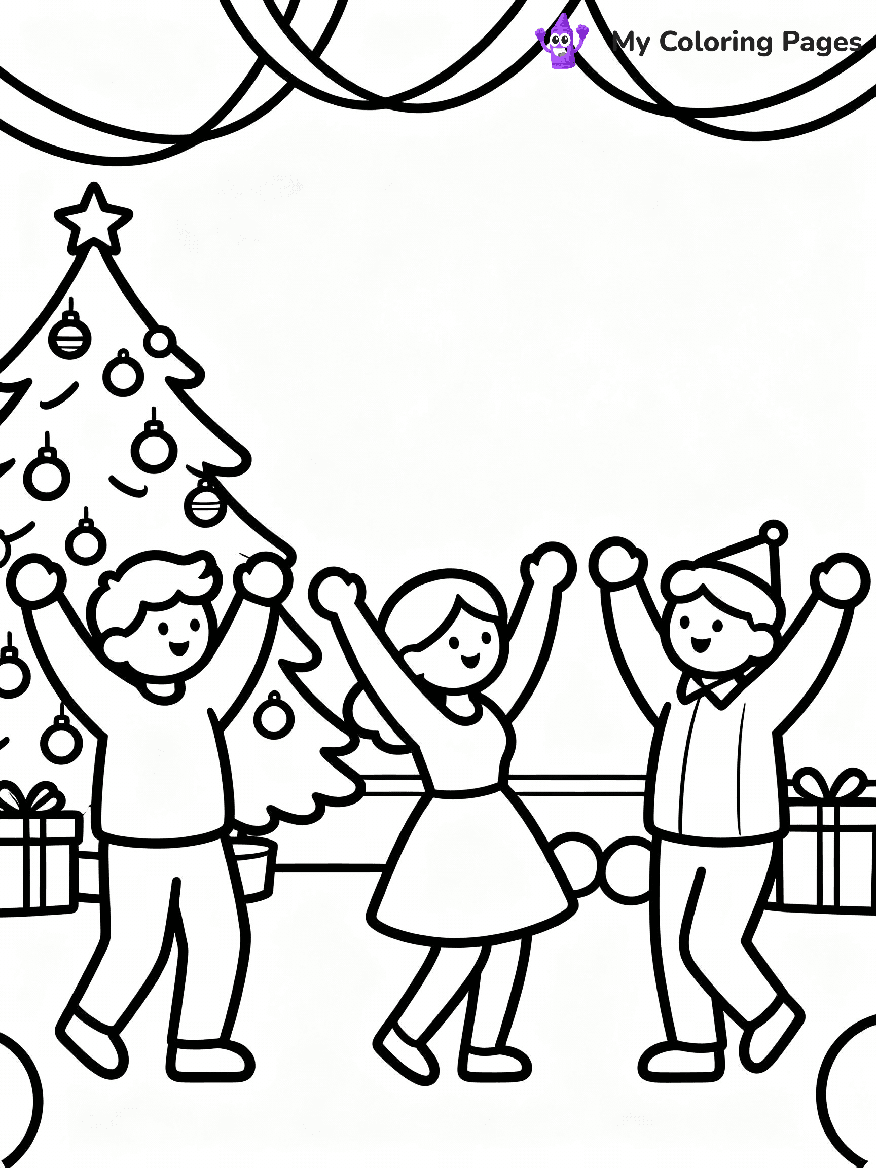 New Years Coloring Pages - 5