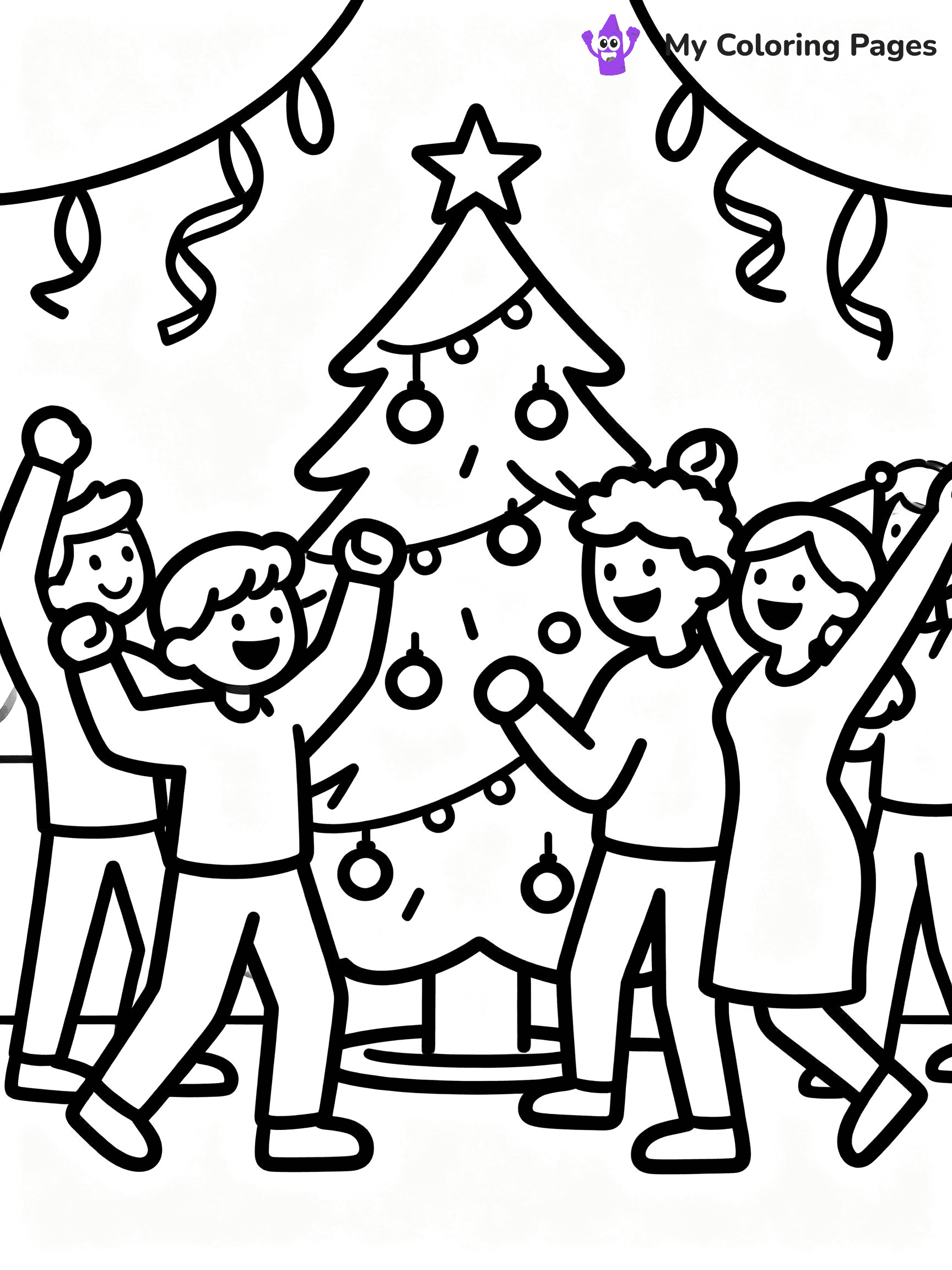 New Years Coloring Pages - 4