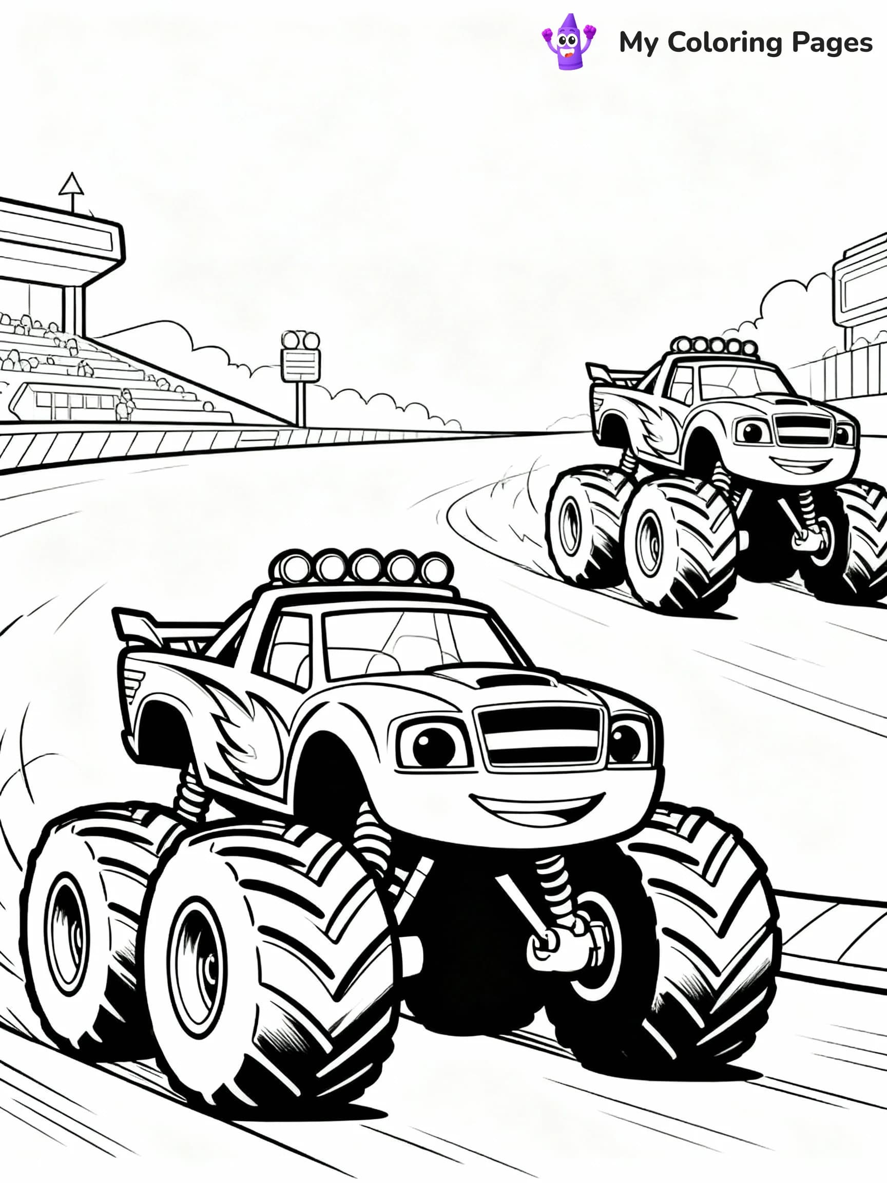 Blaze Coloring Pages - 6