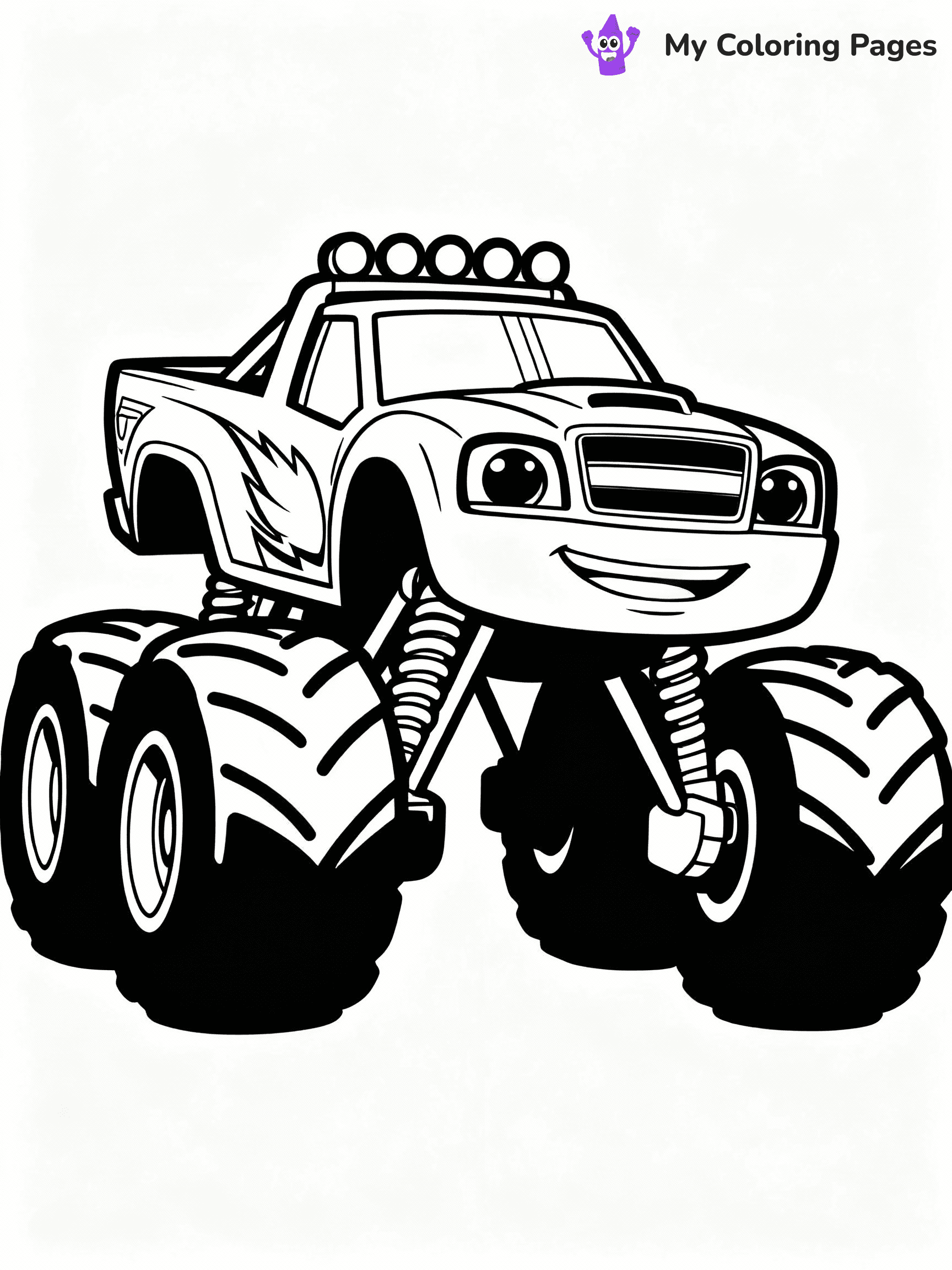 Blaze Coloring Pages - 5