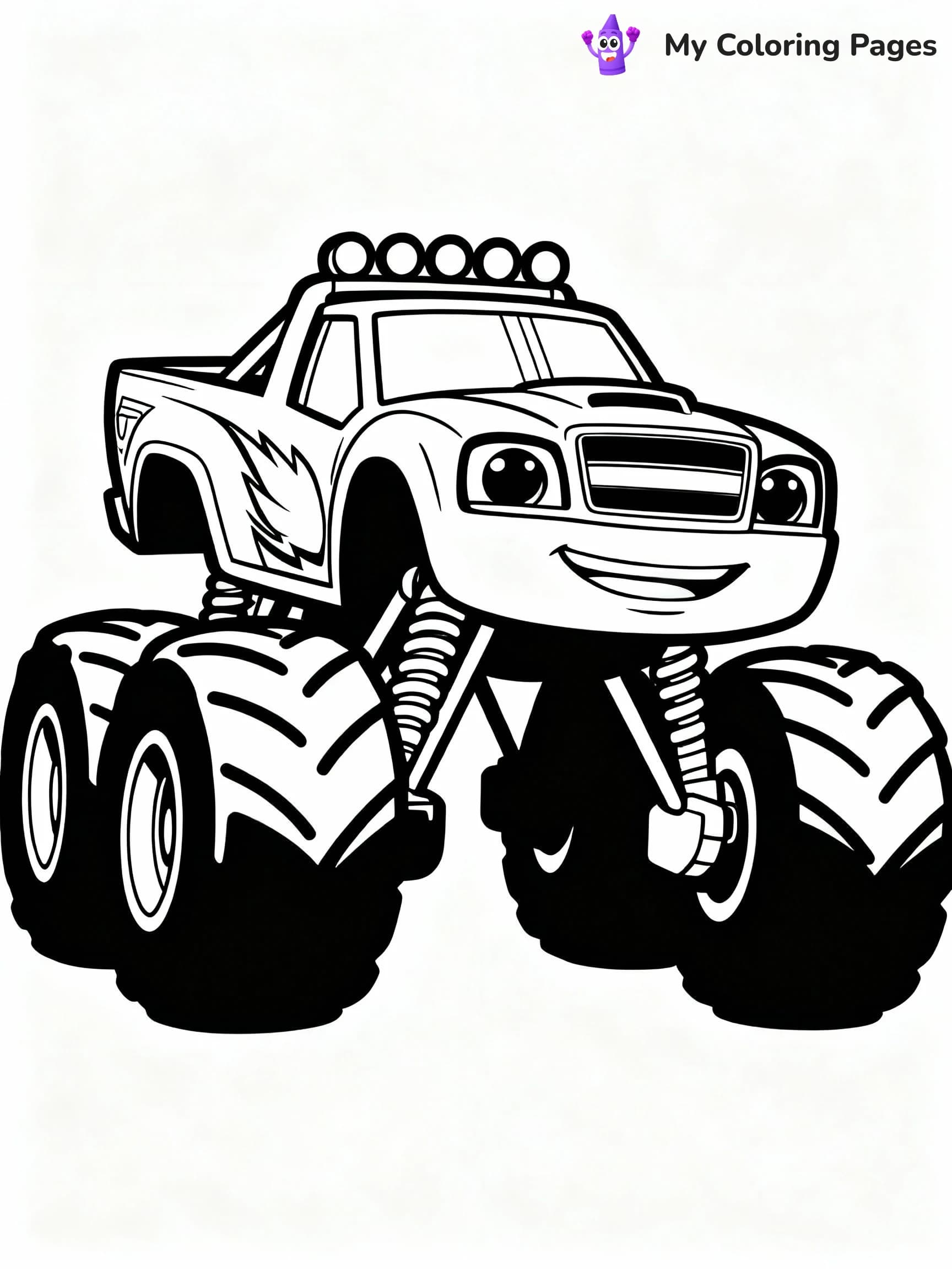 Blaze Coloring Pages - 5