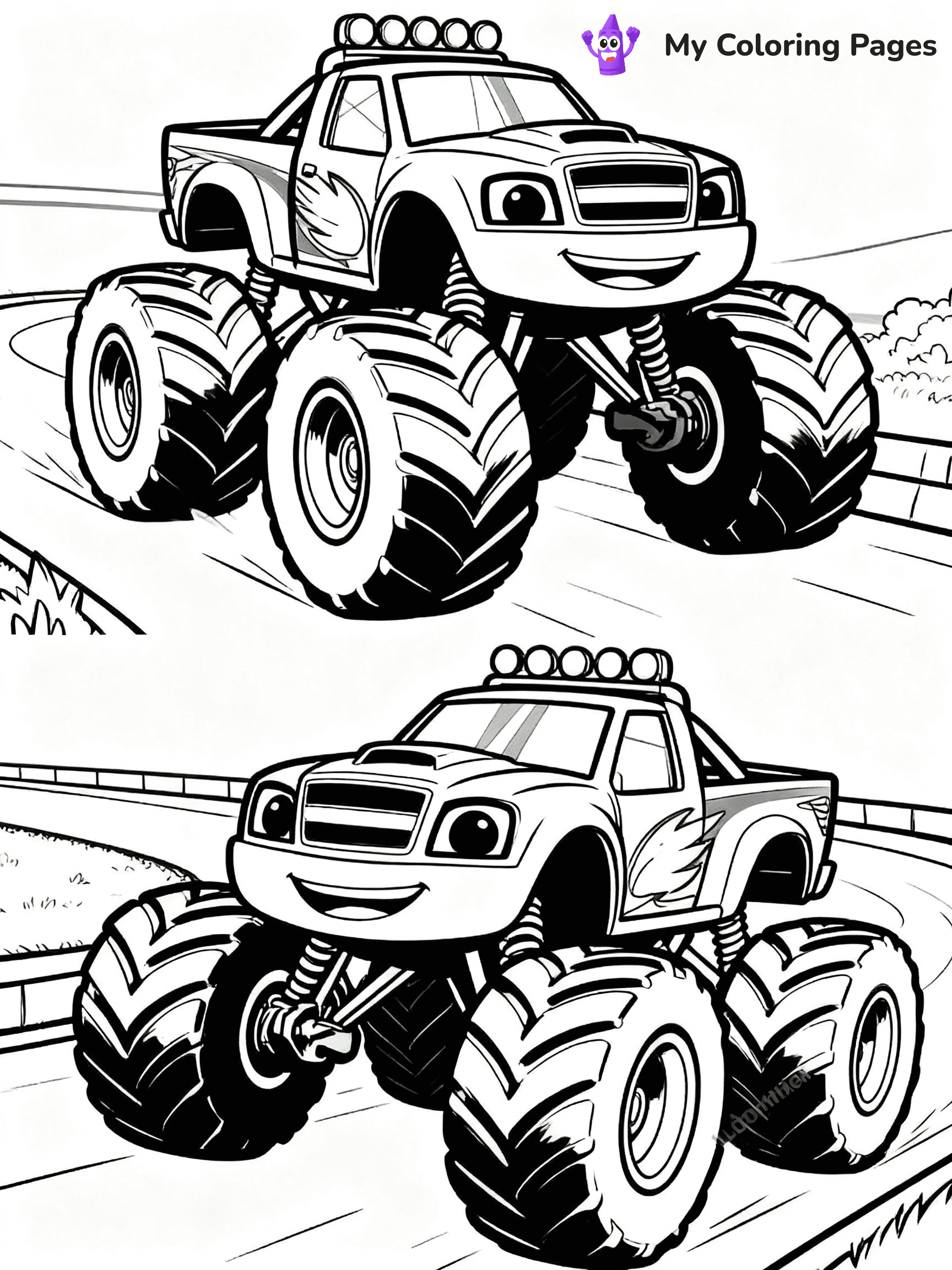 Blaze Coloring Pages - 2