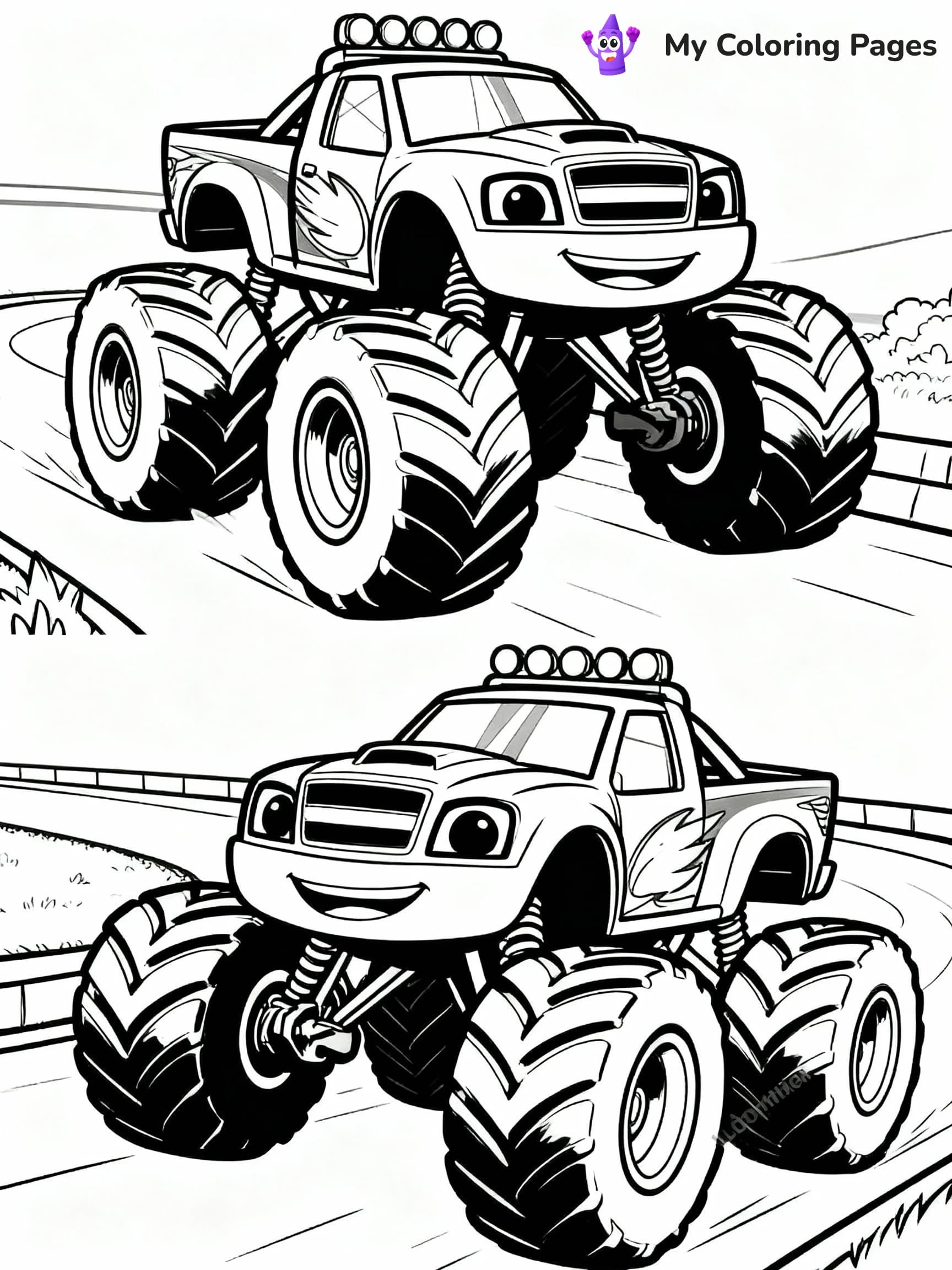 Blaze Coloring Pages - 2