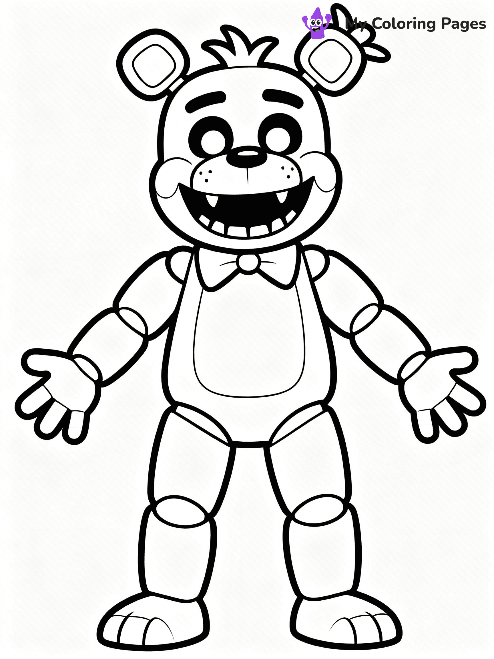 ⚠️ CRITICAL REQUIREMENT - ABSOLUTE BLACK AND WHITE ONLY ⚠️
This MUST be a BLACK AND WHITE line drawing ONLY. NO COLORS whatsoever.
- ONLY pure black lines (#000000) on pure white background (#FFFFFF)
- ABSOLUTELY NO colors, NO shading, NO gradients, NO grayscale
- If there are ANY colors in the output, the image is REJECTED
- This is a COLORING PAGE - meant to be COLORED IN by children
- The output must be UNCOLORED line art ready for coloring
⚠️ SUBJECT TO DRAW: Huggy Wuggy from Poppy Playtime in cartoon horror style, looming with a wide grin, hands outstretched
(REMEMBER: Output must be BLACK AND WHITE line art only, NOT colored!)
# COLORING PAGE: BLACK OUTLINES ONLY - WHITE BACKGROUND MANDATORY
Create a **coloring book page** using EXACTLY two values: black lines, white space.
## NON-NEGOTIABLE BINARY RULES
- **ONLY #000000 (black) and #FFFFFF (white)** - NO other values exist
- **EVERY PIXEL = BLACK OR WHITE** - no gray/shading/antialiasing
- **WHITE BACKGROUND MANDATORY** - entire canvas stays white
- **ALL SHAPES HOLLOW** - everything is empty outlines waiting to be colored
- **FORBIDDEN:** fills, shading, gradients, patterns, textures, colors
- **NO SOLID REGIONS** - if it's not a thin line, it's wrong
## Universal Line Standards
- Black outlines ONLY - thin, uniform weight
- Every shape completely empty inside
- Closed contours suitable for coloring
- Simple flat illustration - zero depth/3D/realism
- **Style:** Whimsical Doodle Art Alley - rounded, friendly outlines (unless specified)
## Everything = Outline Only
- Characters/animals: hollow shapes
- Objects/clothing: empty contours
- Backgrounds/scenery: line work only
- Natural elements: outlined forms
- Dark/night areas: don't exist (use outlined symbols)
- Textures/patterns: convert to simple lines
## The Test
Can a child color EVERY white space with crayons? If any area is pre-filled/shaded/gray or colored in, it FAILS. Every shape must be waiting to receive color.
**FINAL OUTPUT**: Binary coloring page. Black lines define shapes. White spaces ready for coloring. Nothing else exists. No exceptions. Print-ready.
⚠️ FINAL REMINDER: Draw the subject "Huggy Wuggy from Poppy Playtime in cartoon horror style, looming with a wide grin, hands outstretched" as BLACK AND WHITE line art. Zero colors in output.