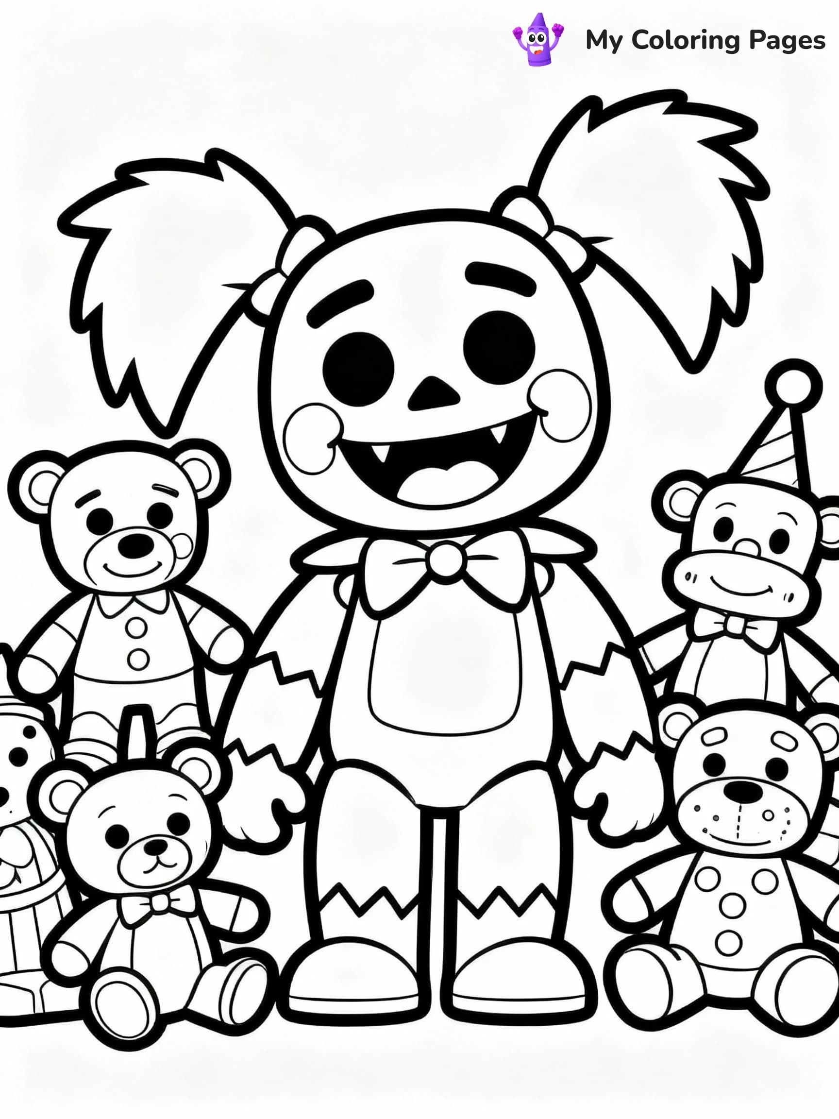 Poppy Playtime Coloring Pages - 11