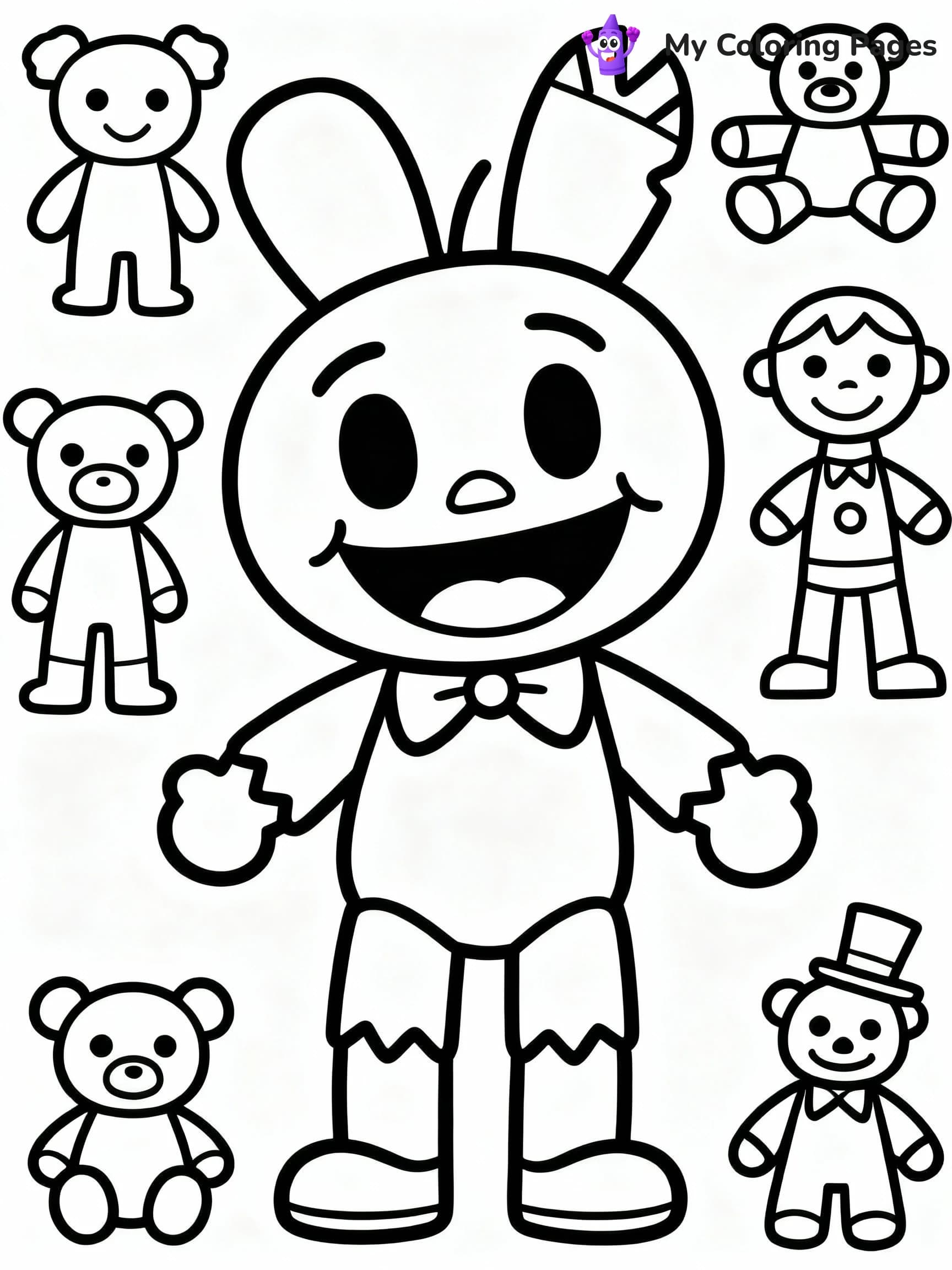 Poppy Playtime Coloring Pages - 7