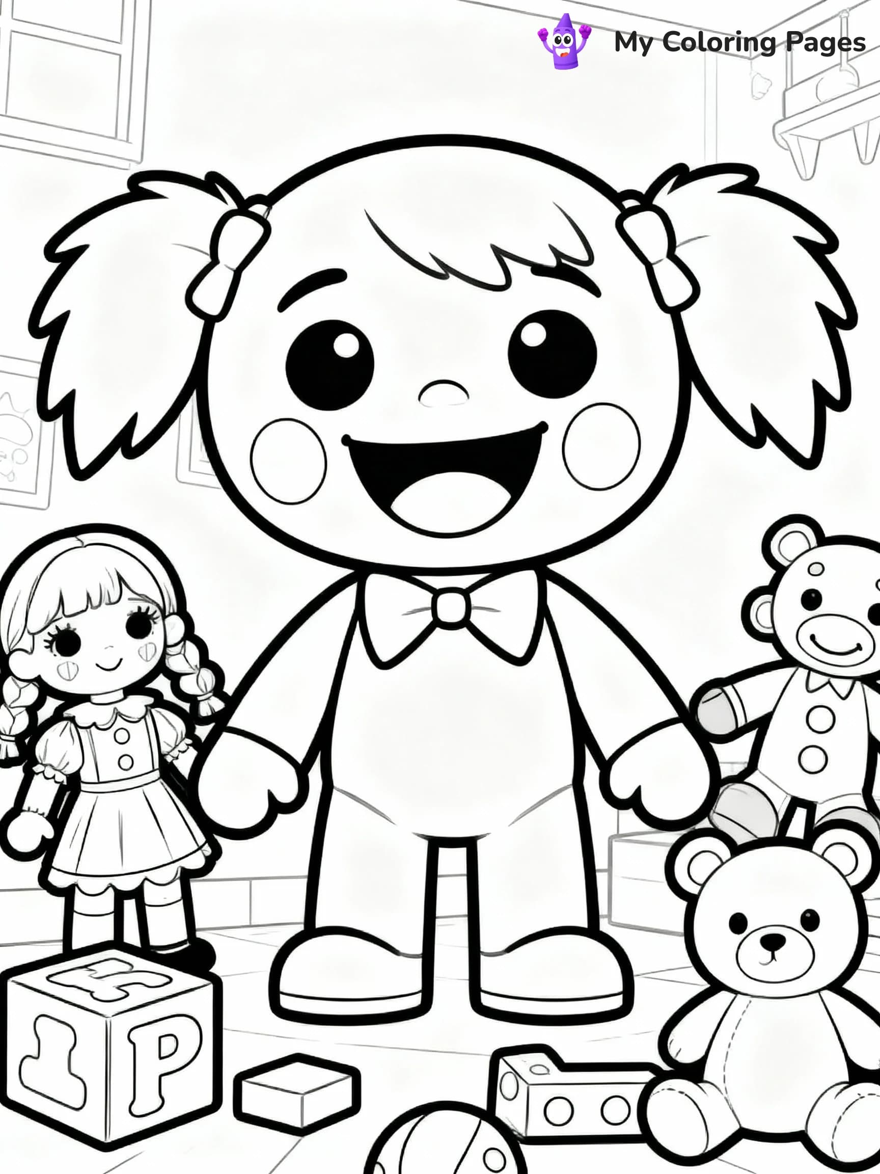 Poppy Playtime Coloring Pages - 3