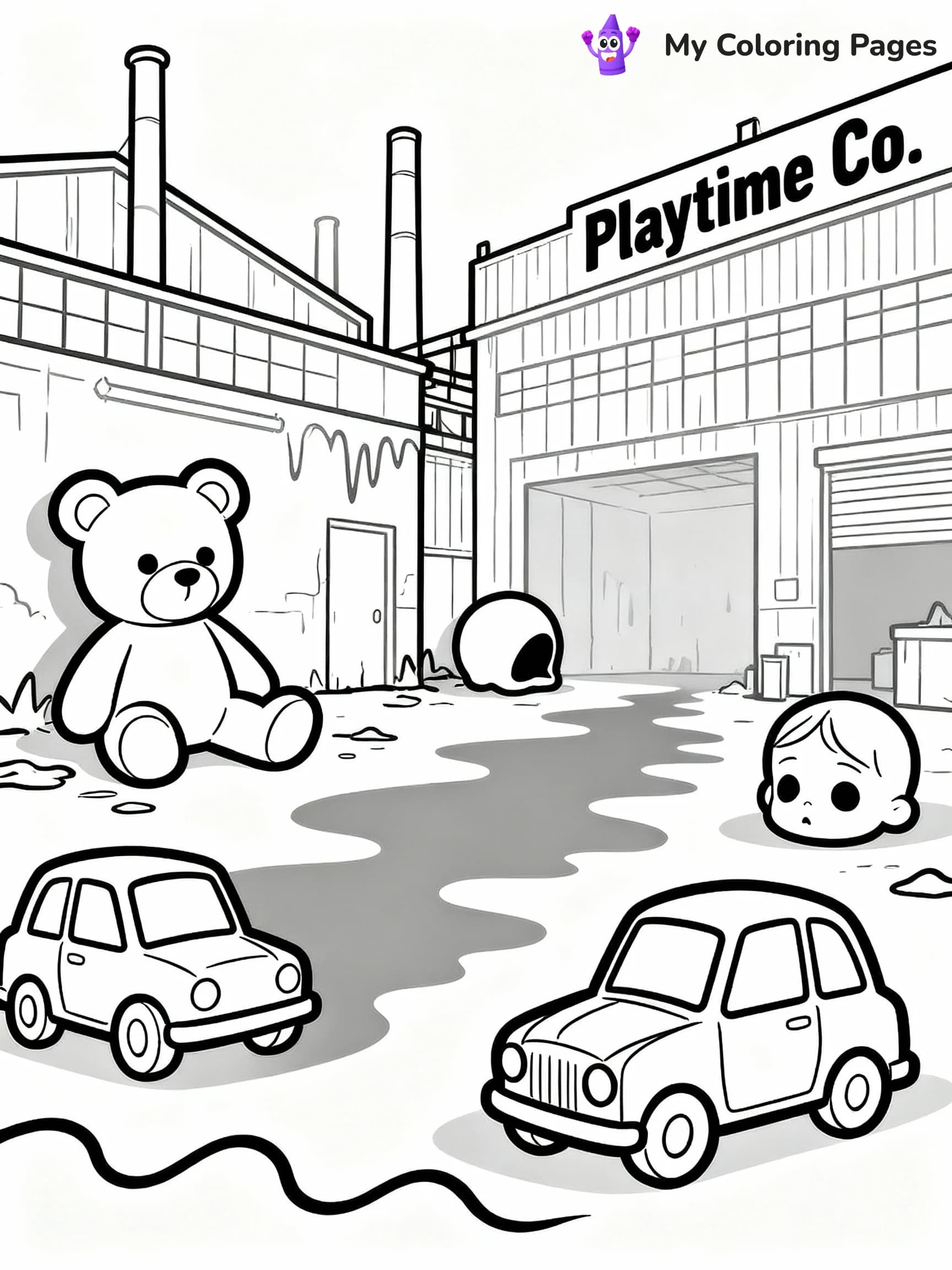 Poppy Playtime Coloring Pages - 2