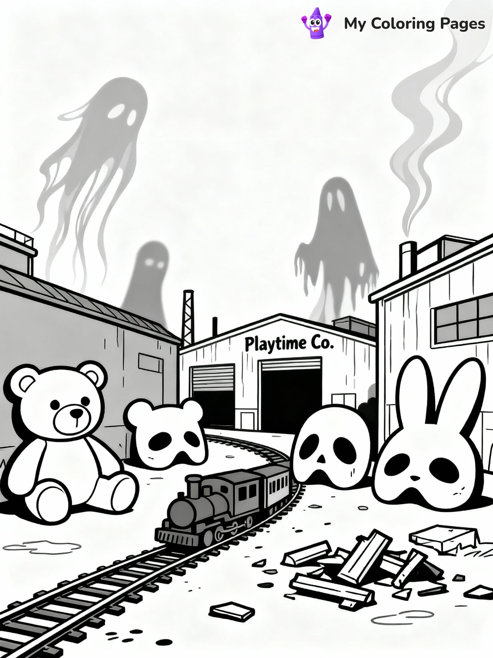 Poppy Playtime Coloring Pages - 1