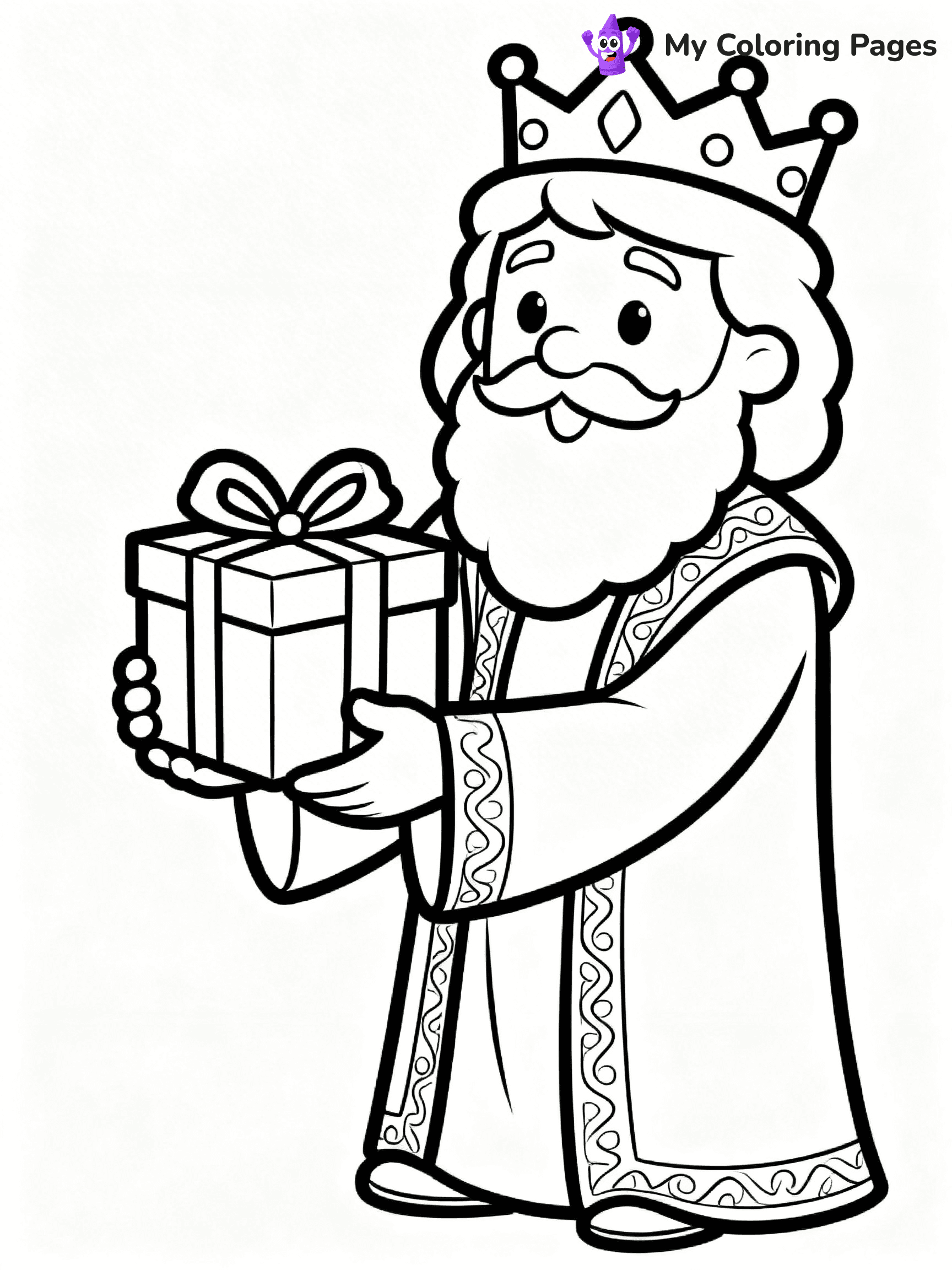 Easy Religious Christmas Coloring Pages - 84