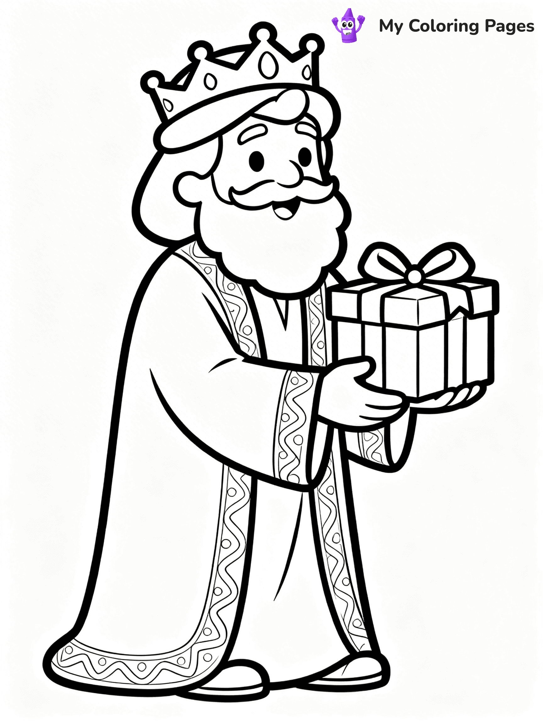 Easy Religious Christmas Coloring Pages - 80