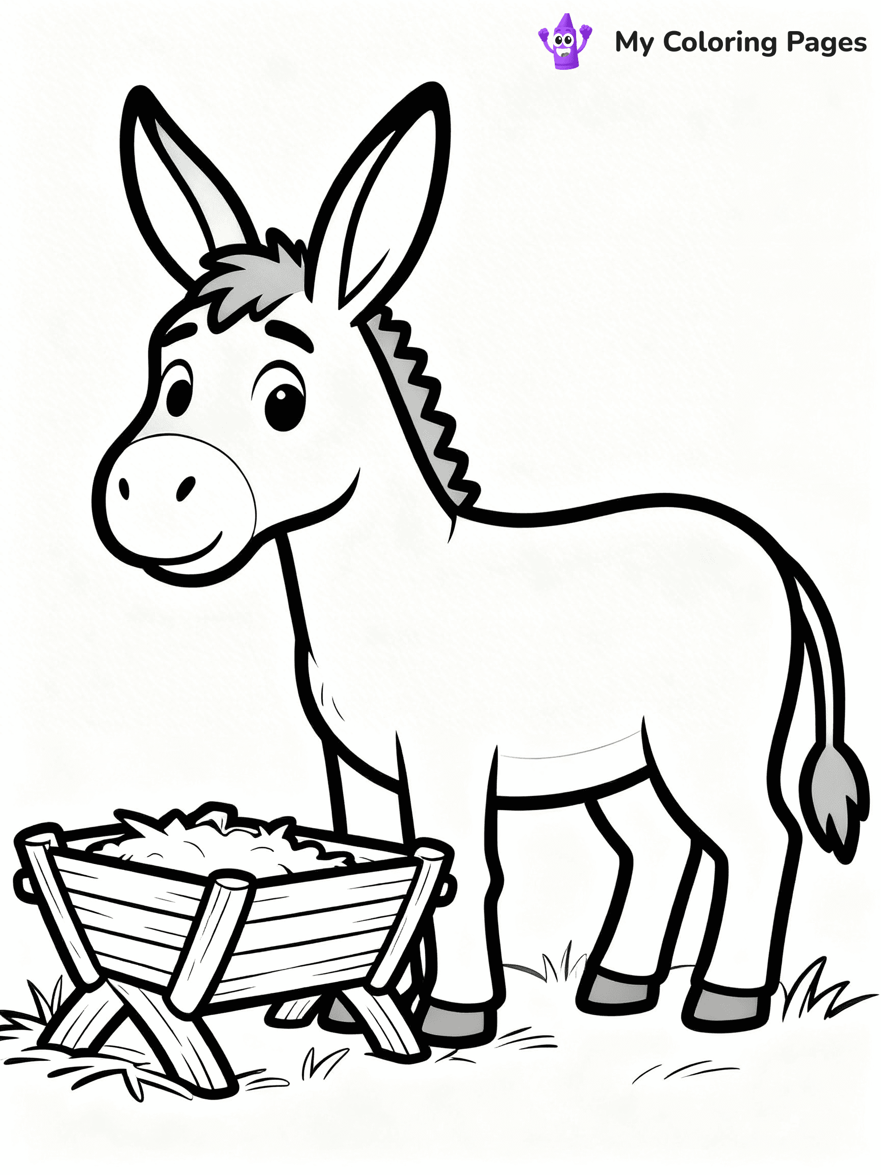 Easy Religious Christmas Coloring Pages - 65