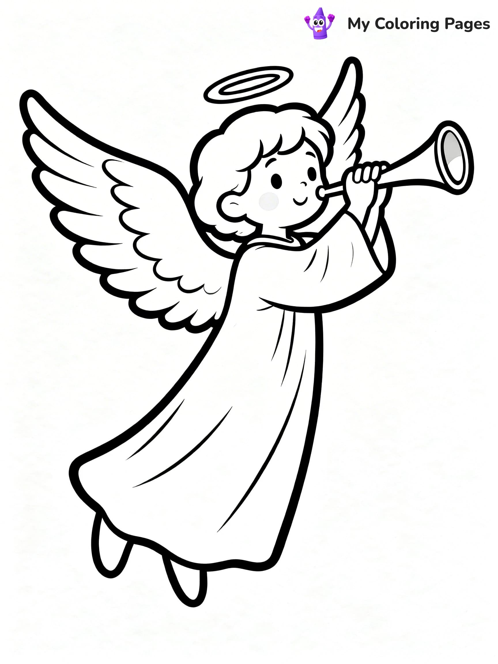 Easy Religious Christmas Coloring Pages - 23