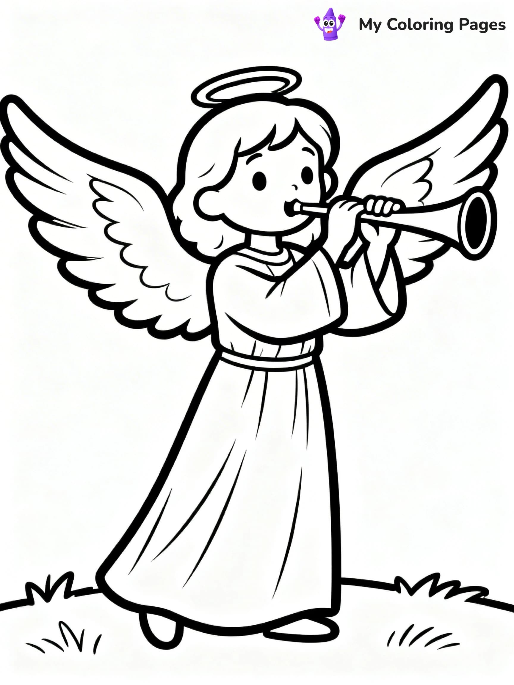 Easy Religious Christmas Coloring Pages - 22