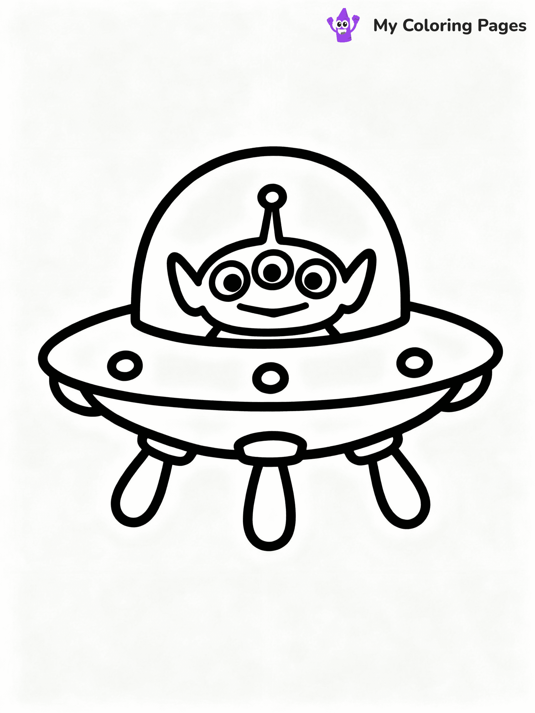 ⚠️ CRITICAL REQUIREMENT - ABSOLUTE BLACK AND WHITE ONLY ⚠️
This MUST be a BLACK AND WHITE line drawing ONLY. NO COLORS whatsoever.
- ONLY pure black lines (#000000) on pure white background (#FFFFFF)
- ABSOLUTELY NO colors, NO shading, NO gradients, NO grayscale
- If there are ANY colors in the output, the image is REJECTED
- This is a COLORING PAGE - meant to be COLORED IN by children
- The output must be UNCOLORED line art ready for coloring
⚠️ SUBJECT TO DRAW: Aliens from Toy Story in Toy Story animation style, wide eyes, hovering in UFO, three fingers visible
(REMEMBER: Output must be BLACK AND WHITE line art only, NOT colored!)
# COLORING PAGE: BLACK OUTLINES ONLY - WHITE BACKGROUND MANDATORY
Create a **coloring book page** using EXACTLY two values: black lines, white space.
## NON-NEGOTIABLE BINARY RULES
- **ONLY #000000 (black) and #FFFFFF (white)** - NO other values exist
- **EVERY PIXEL = BLACK OR WHITE** - no gray/shading/antialiasing
- **WHITE BACKGROUND MANDATORY** - entire canvas stays white
- **ALL SHAPES HOLLOW** - everything is empty outlines waiting to be colored
- **FORBIDDEN:** fills, shading, gradients, patterns, textures, colors
- **NO SOLID REGIONS** - if it's not a thin line, it's wrong
## Universal Line Standards
- Black outlines ONLY - thin, uniform weight
- Every shape completely empty inside
- Closed contours suitable for coloring
- Simple flat illustration - zero depth/3D/realism
- **Style:** Whimsical Doodle Art Alley - rounded, friendly outlines (unless specified)
## Everything = Outline Only
- Characters/animals: hollow shapes
- Objects/clothing: empty contours
- Backgrounds/scenery: line work only
- Natural elements: outlined forms
- Dark/night areas: don't exist (use outlined symbols)
- Textures/patterns: convert to simple lines
## The Test
Can a child color EVERY white space with crayons? If any area is pre-filled/shaded/gray or colored in, it FAILS. Every shape must be waiting to receive color.
**FINAL OUTPUT**: Binary coloring page. Black lines define shapes. White spaces ready for coloring. Nothing else exists. No exceptions. Print-ready.
⚠️ FINAL REMINDER: Draw the subject "Aliens from Toy Story in Toy Story animation style, wide eyes, hovering in UFO, three fingers visible" as BLACK AND WHITE line art. Zero colors in output.