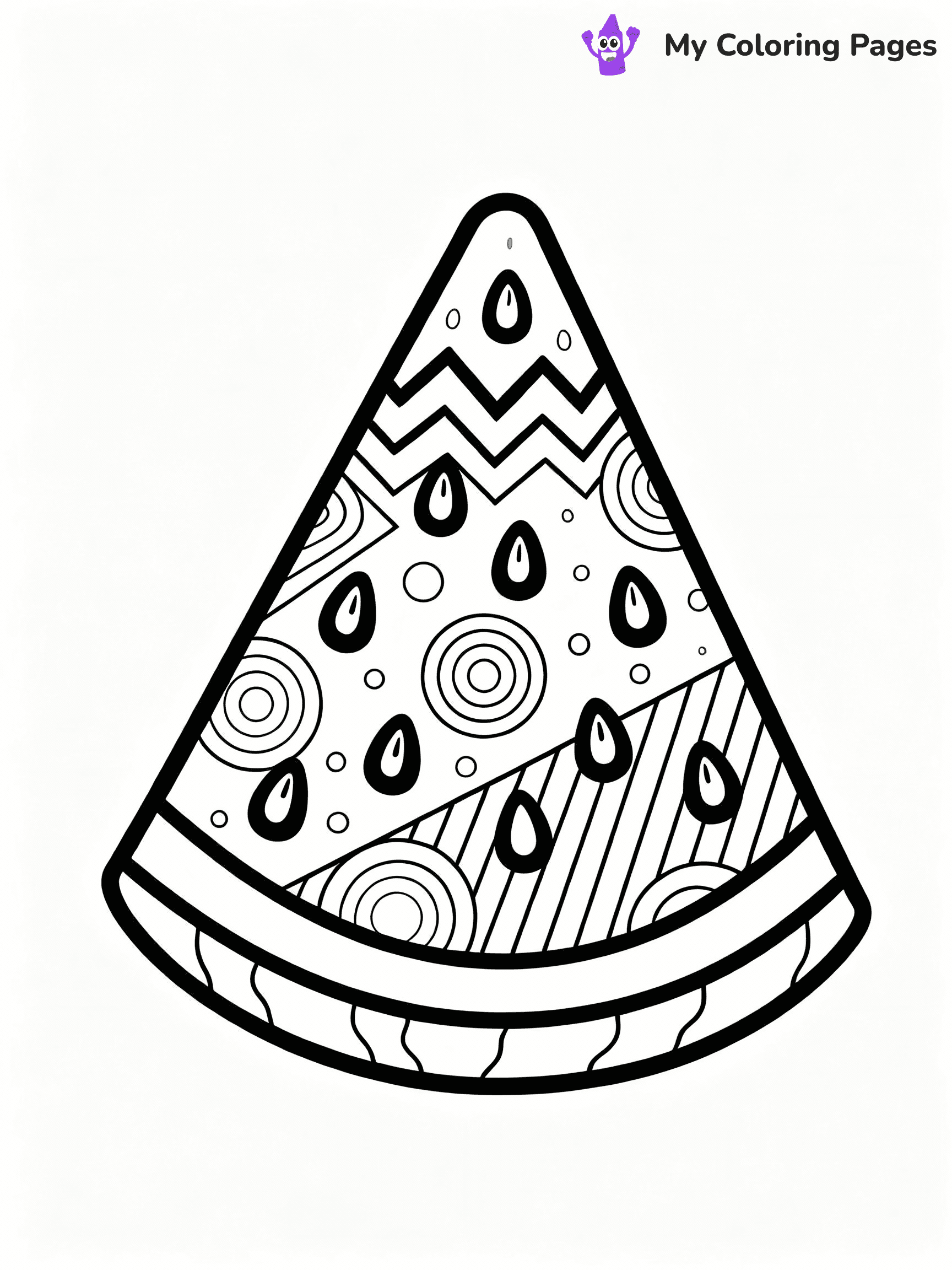Watermelon Coloring Pages - 39