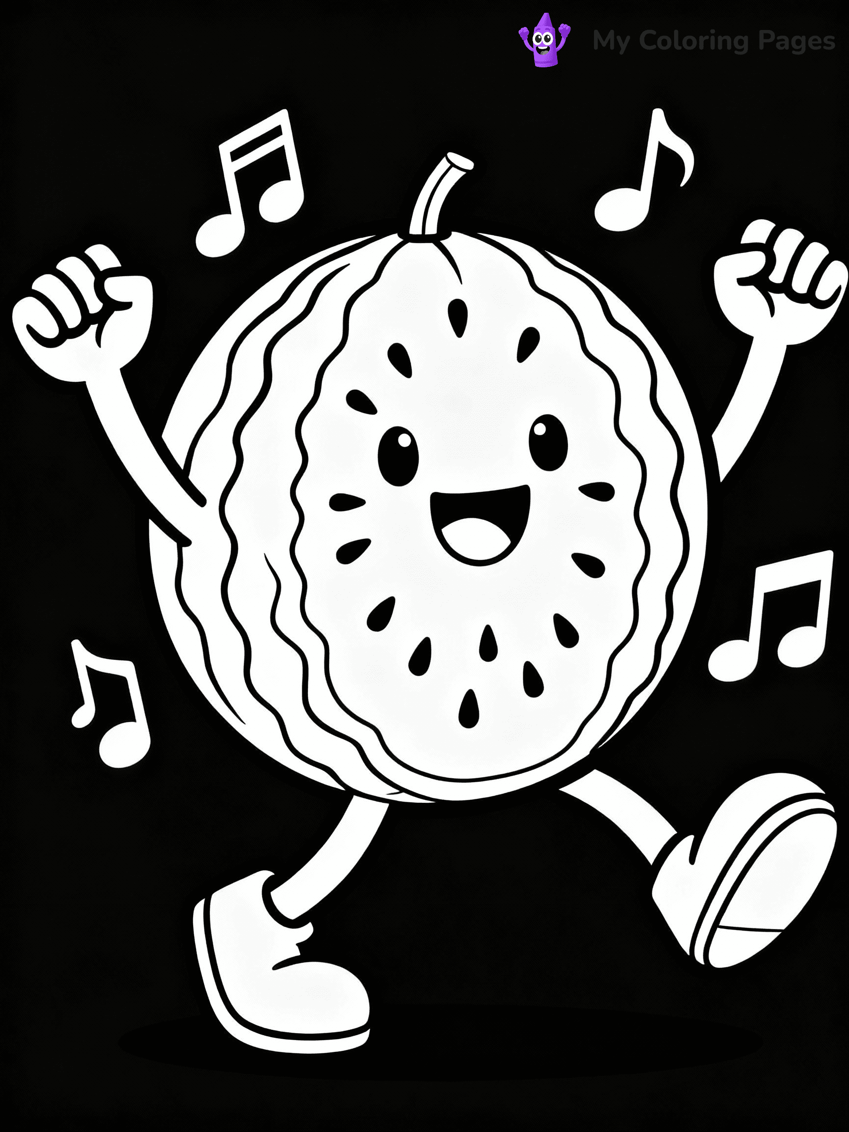 Watermelon Coloring Pages - 25