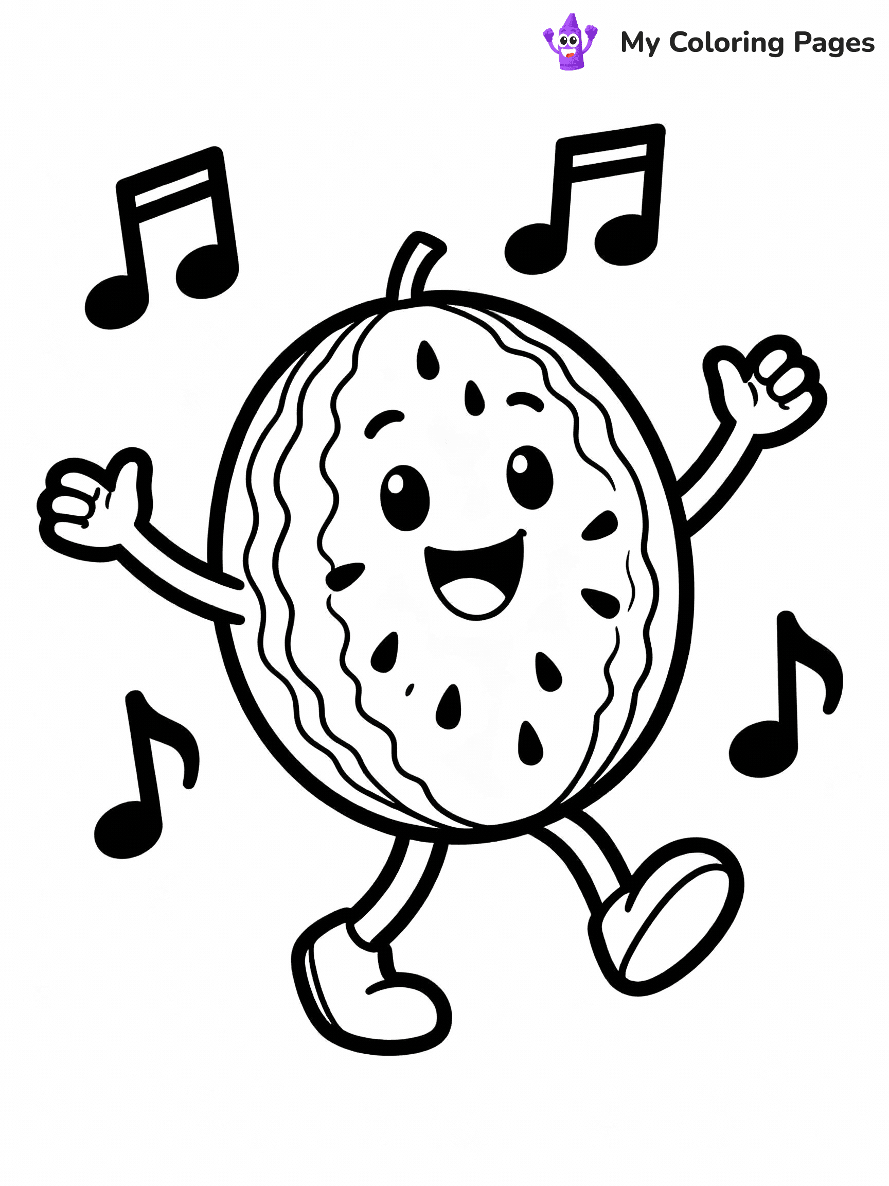 Watermelon Coloring Pages - 22