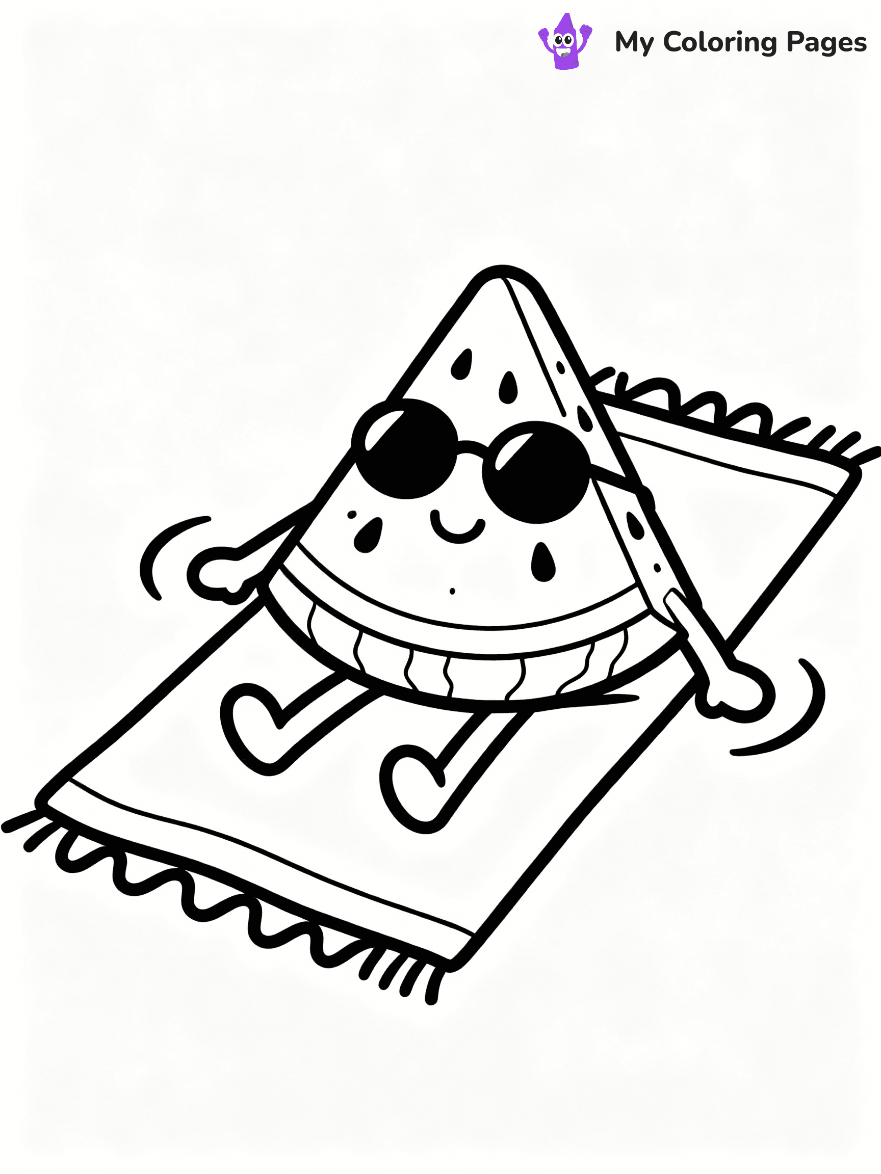 Watermelon Coloring Pages - 14