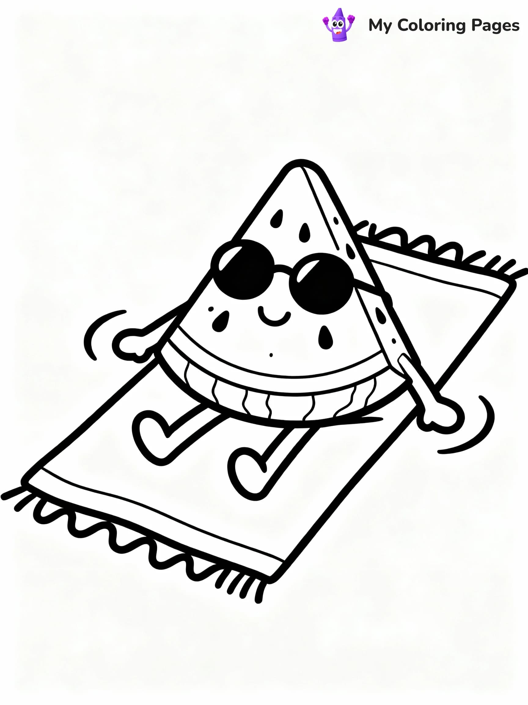 Watermelon Coloring Pages - 14