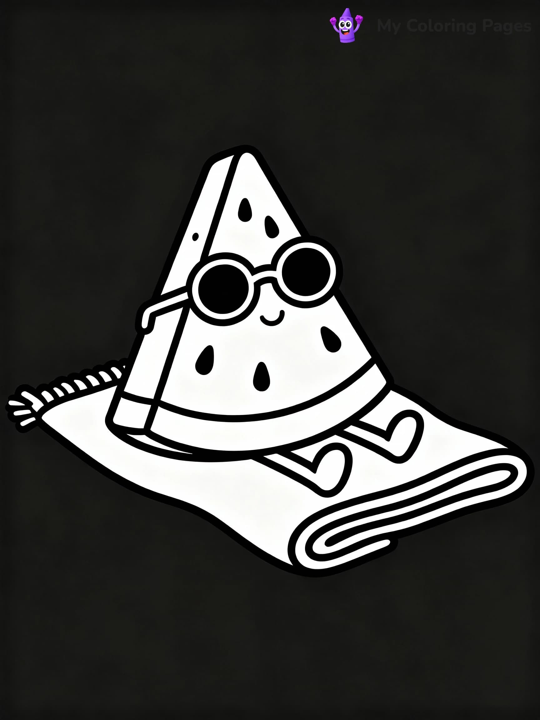 Watermelon Coloring Pages - 11