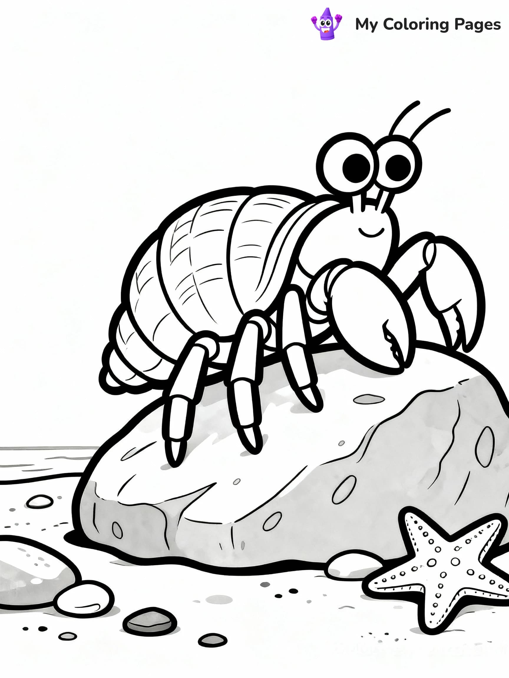Hermit Crab Coloring Pages - 24