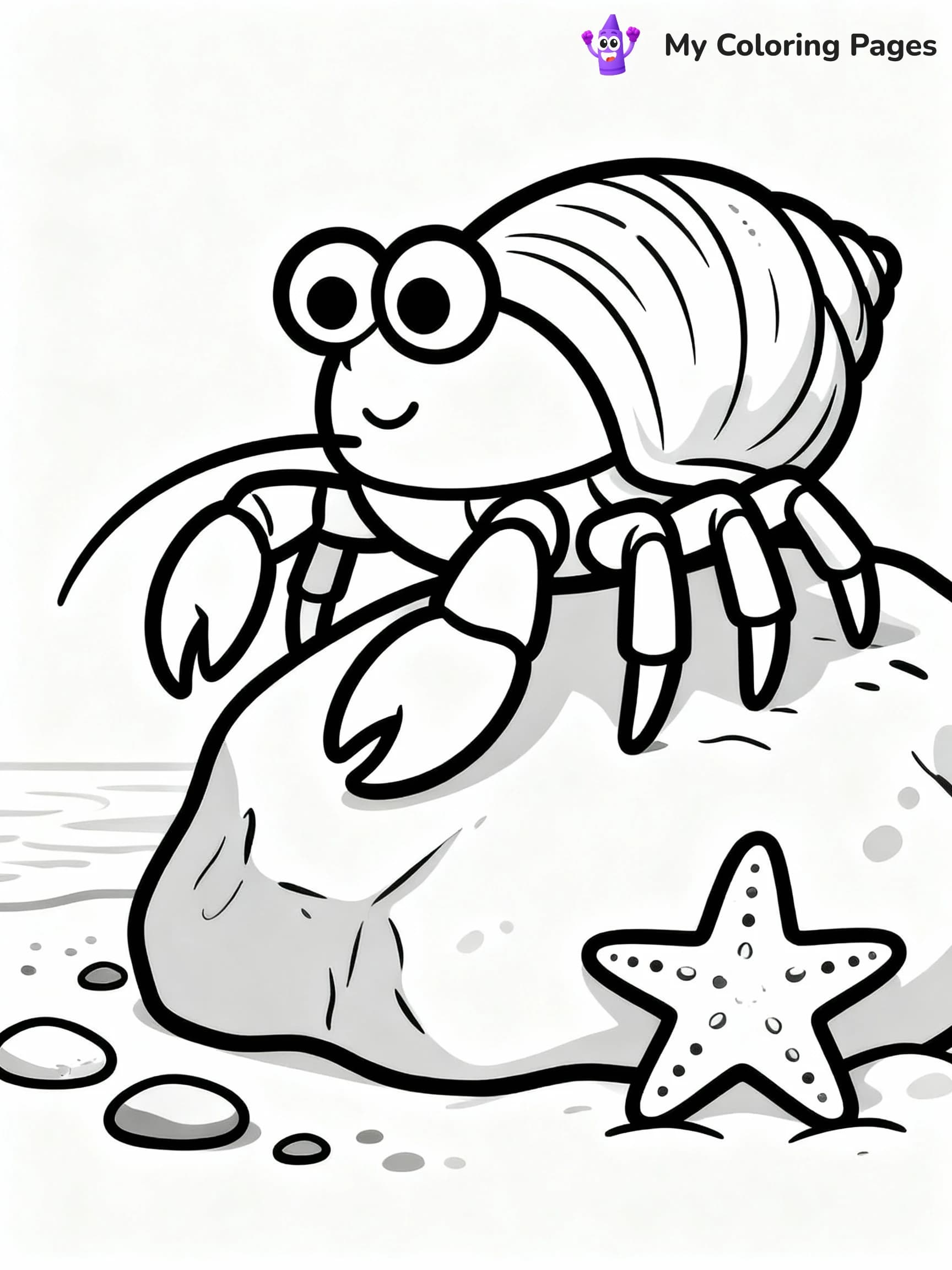 Hermit Crab Coloring Pages - 23
