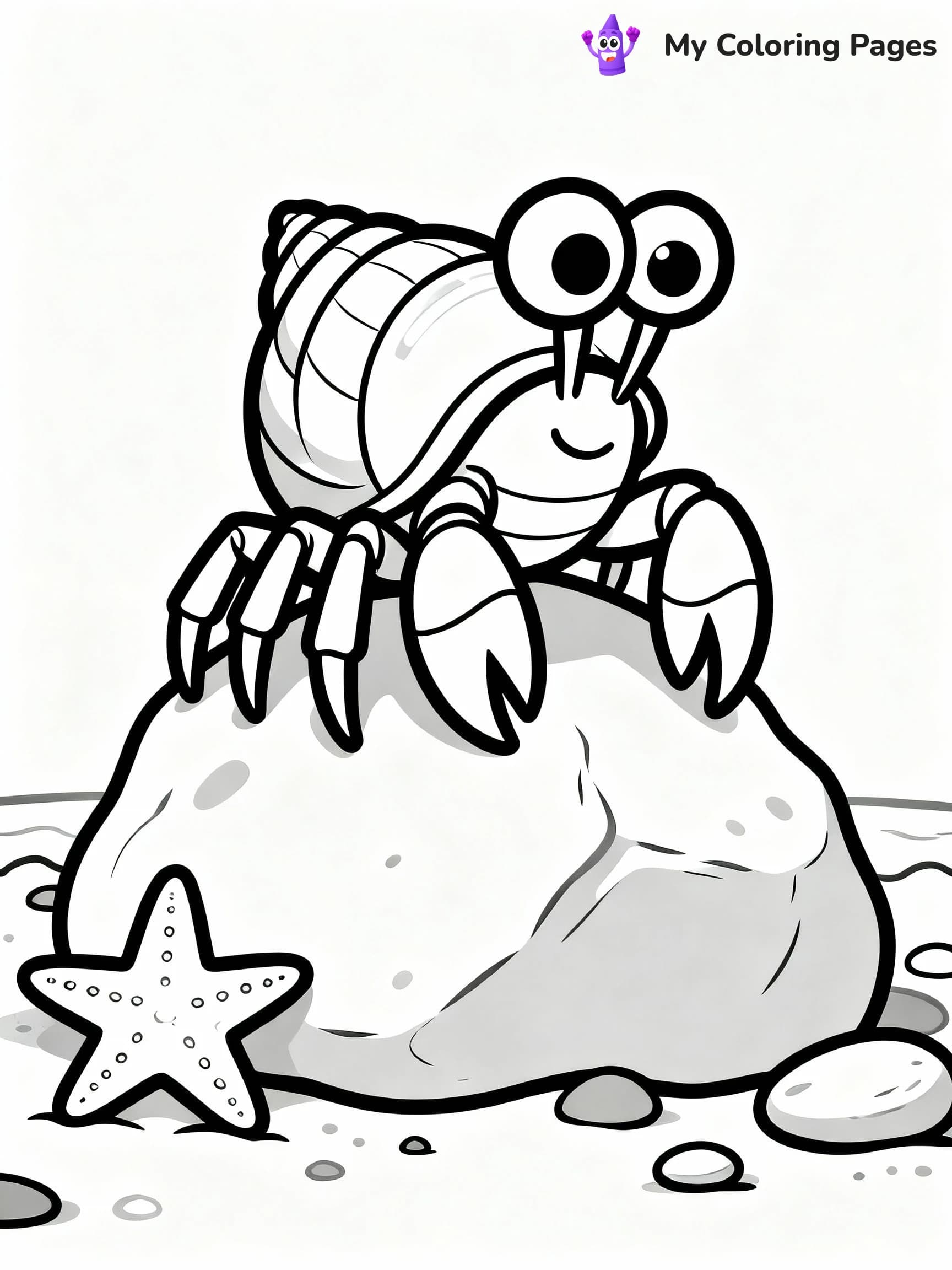 Hermit Crab Coloring Pages - 22