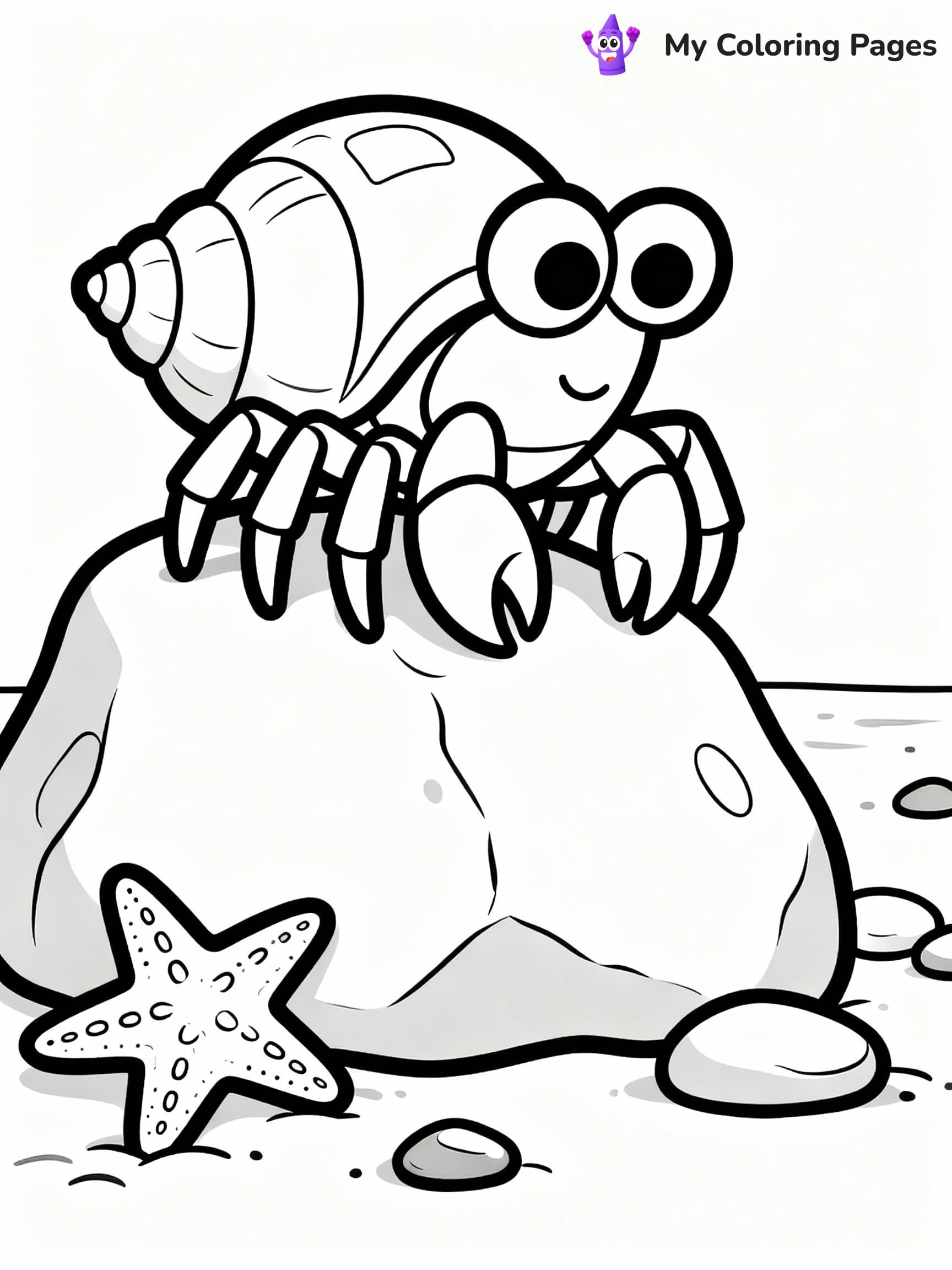 Hermit Crab Coloring Pages - 20