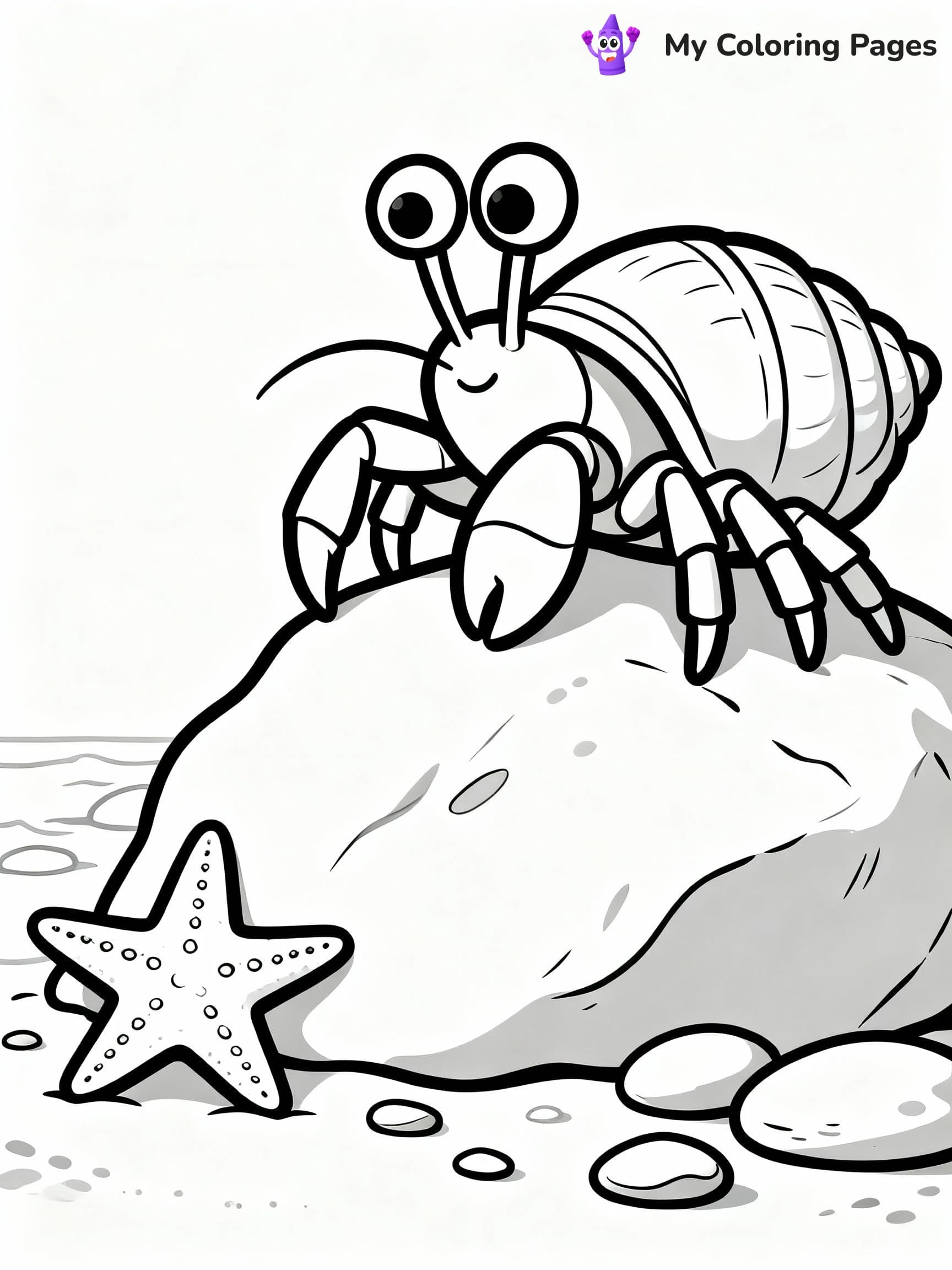 Hermit Crab Coloring Pages - 19