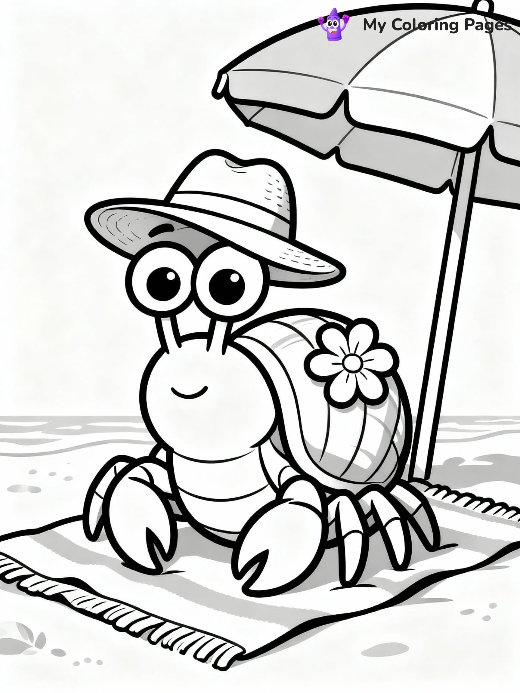 Hermit Crab Coloring Pages - 12