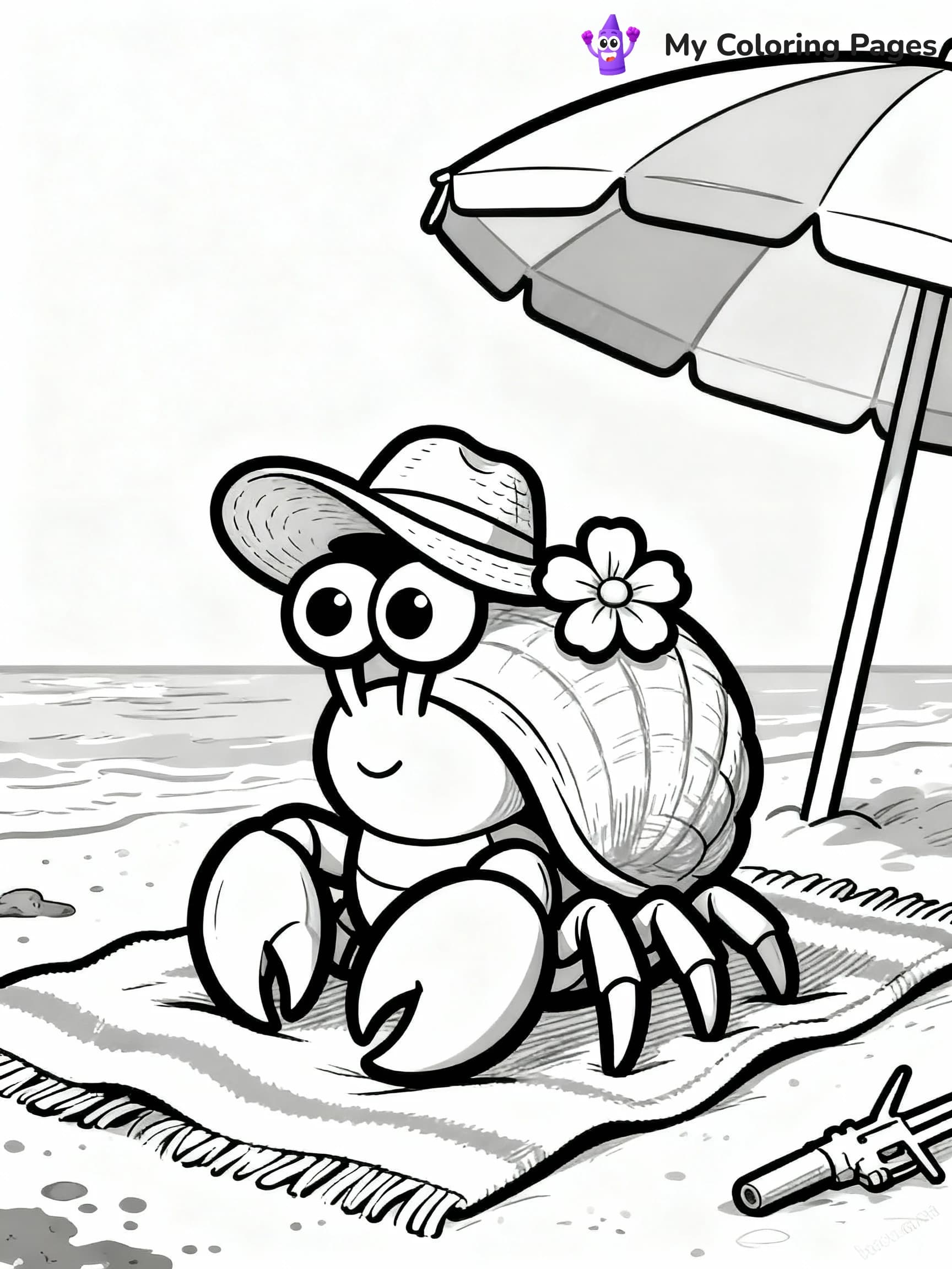 Hermit Crab Coloring Pages - 10