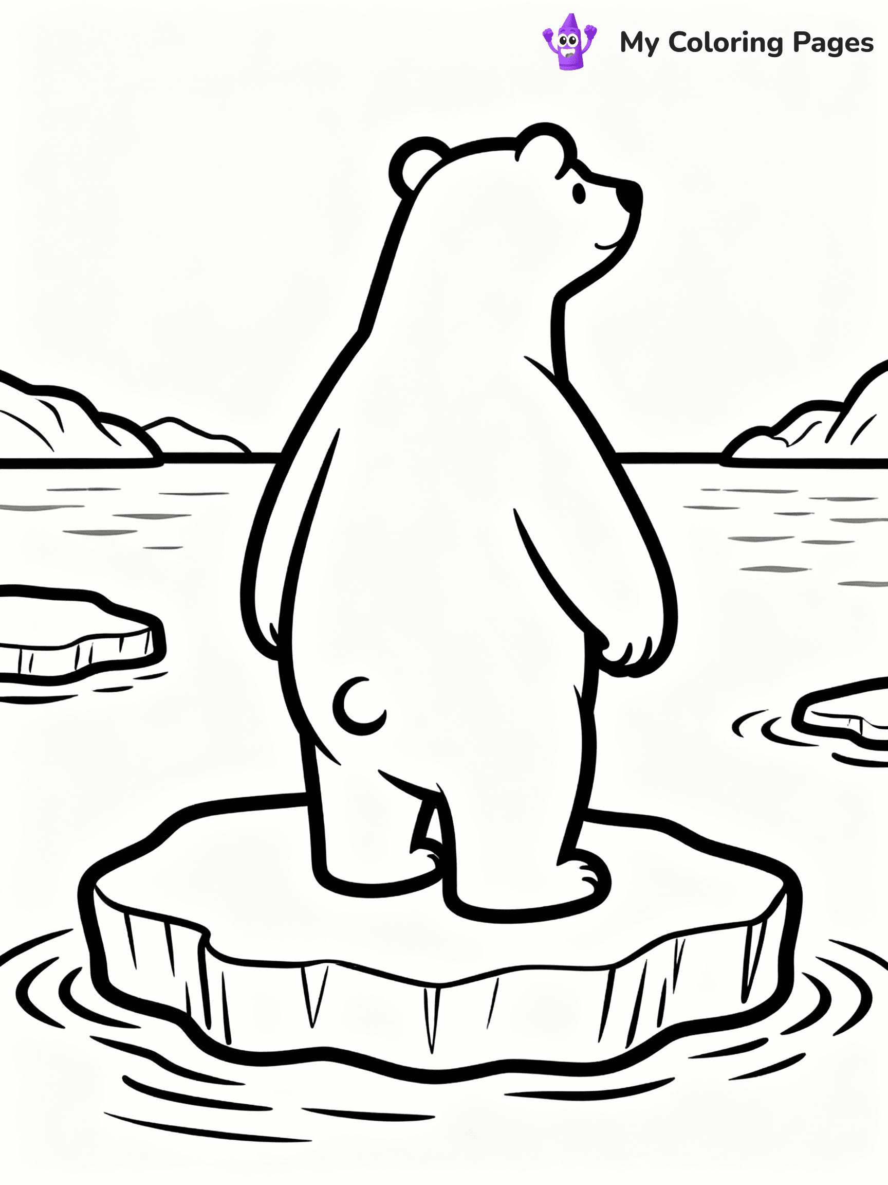 Polar Bear Coloring Pages - 33