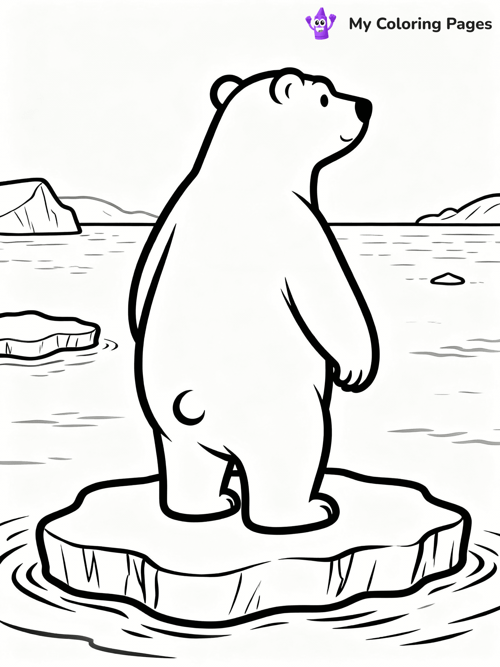 Polar Bear Coloring Pages - 32
