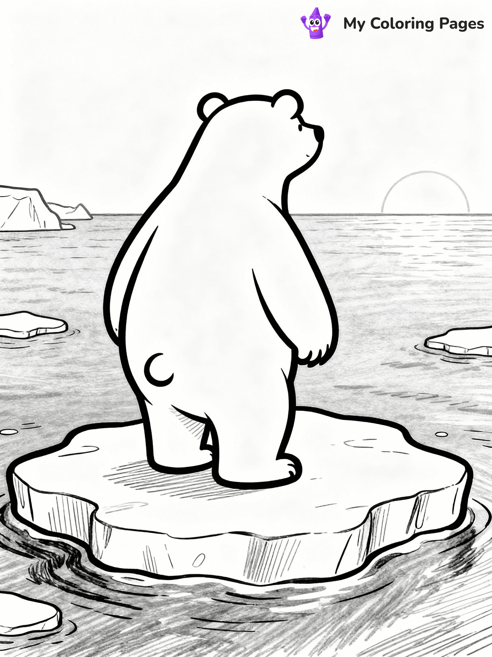 Polar Bear Coloring Pages - 31