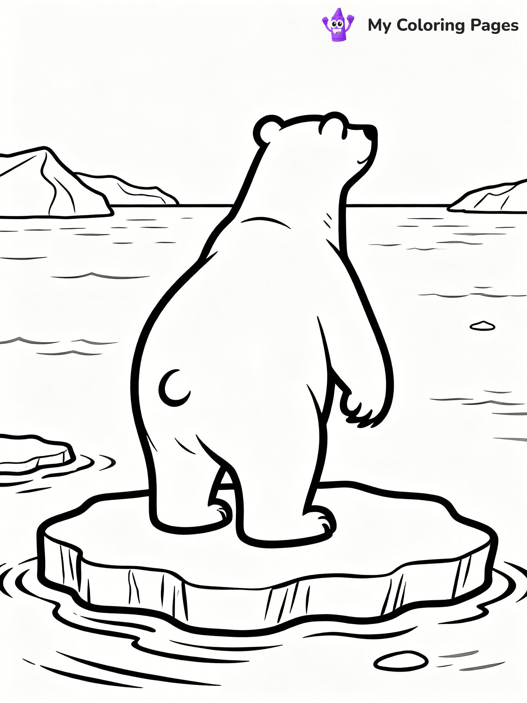 Polar Bear Coloring Pages - 30