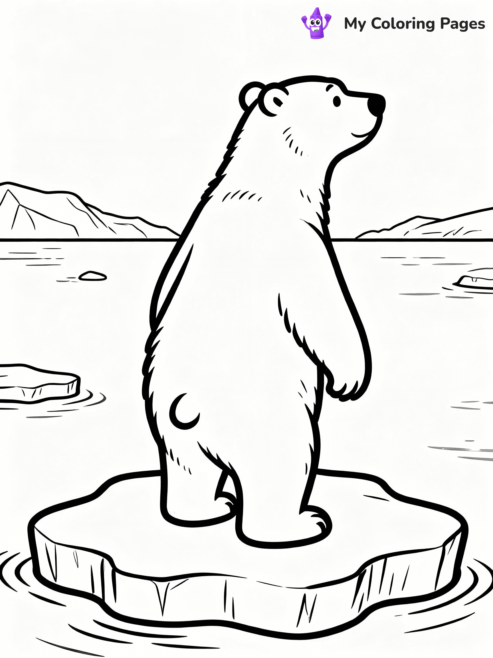 Polar Bear Coloring Pages - 29