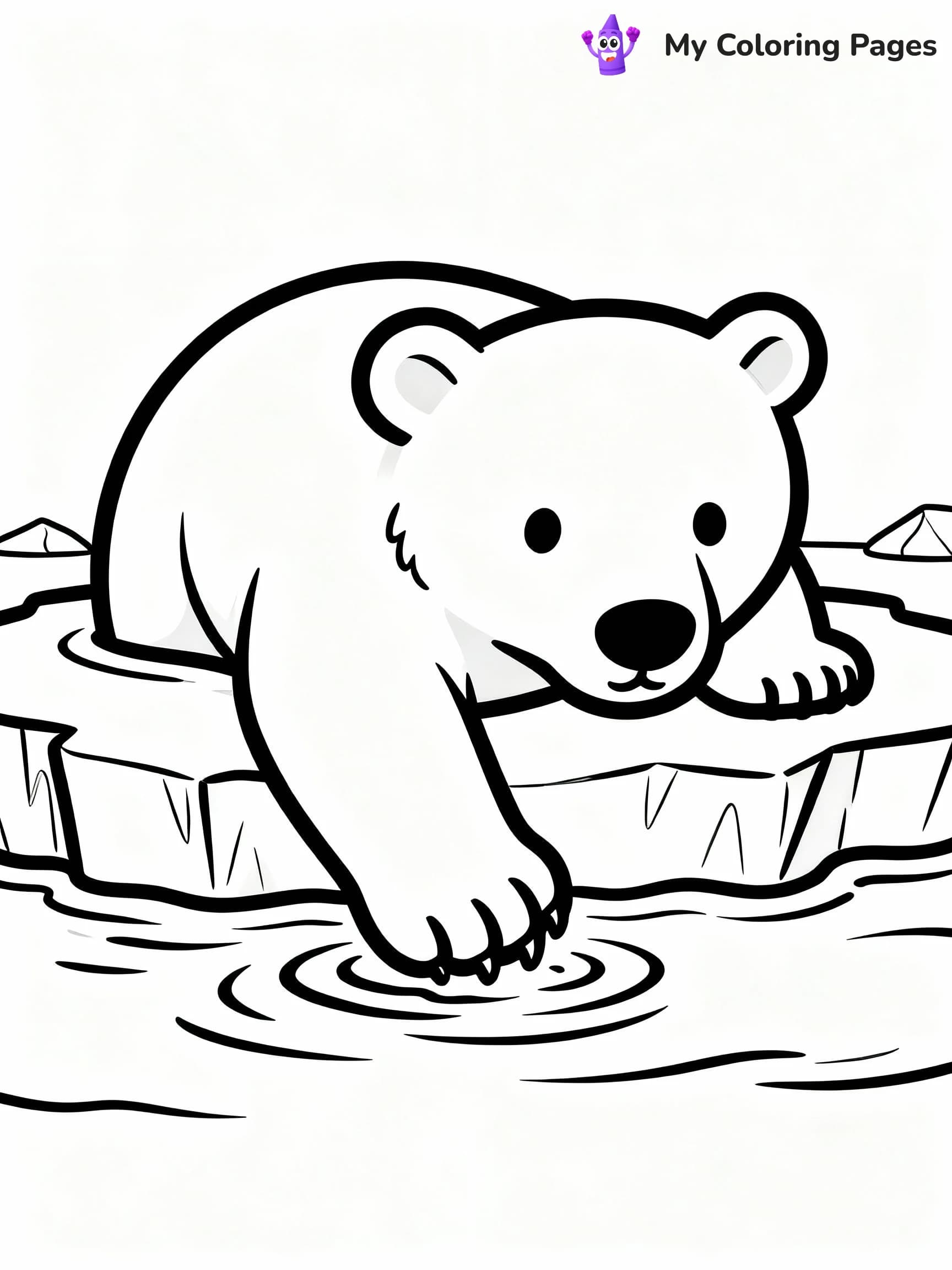 Polar Bear Coloring Pages - 20