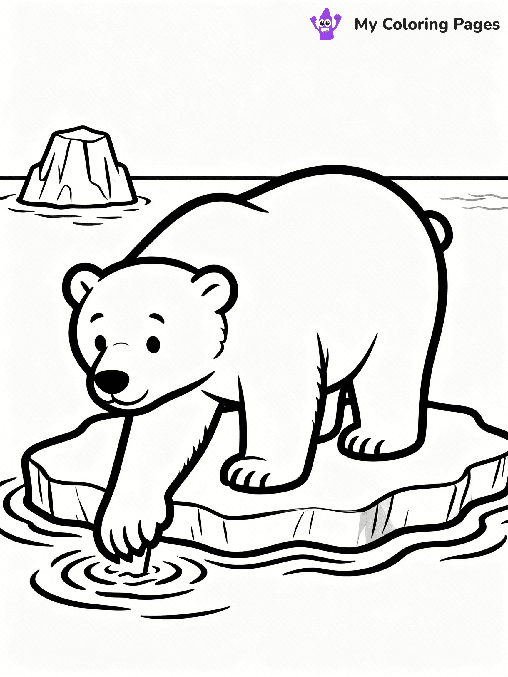Polar Bear Coloring Pages - 15