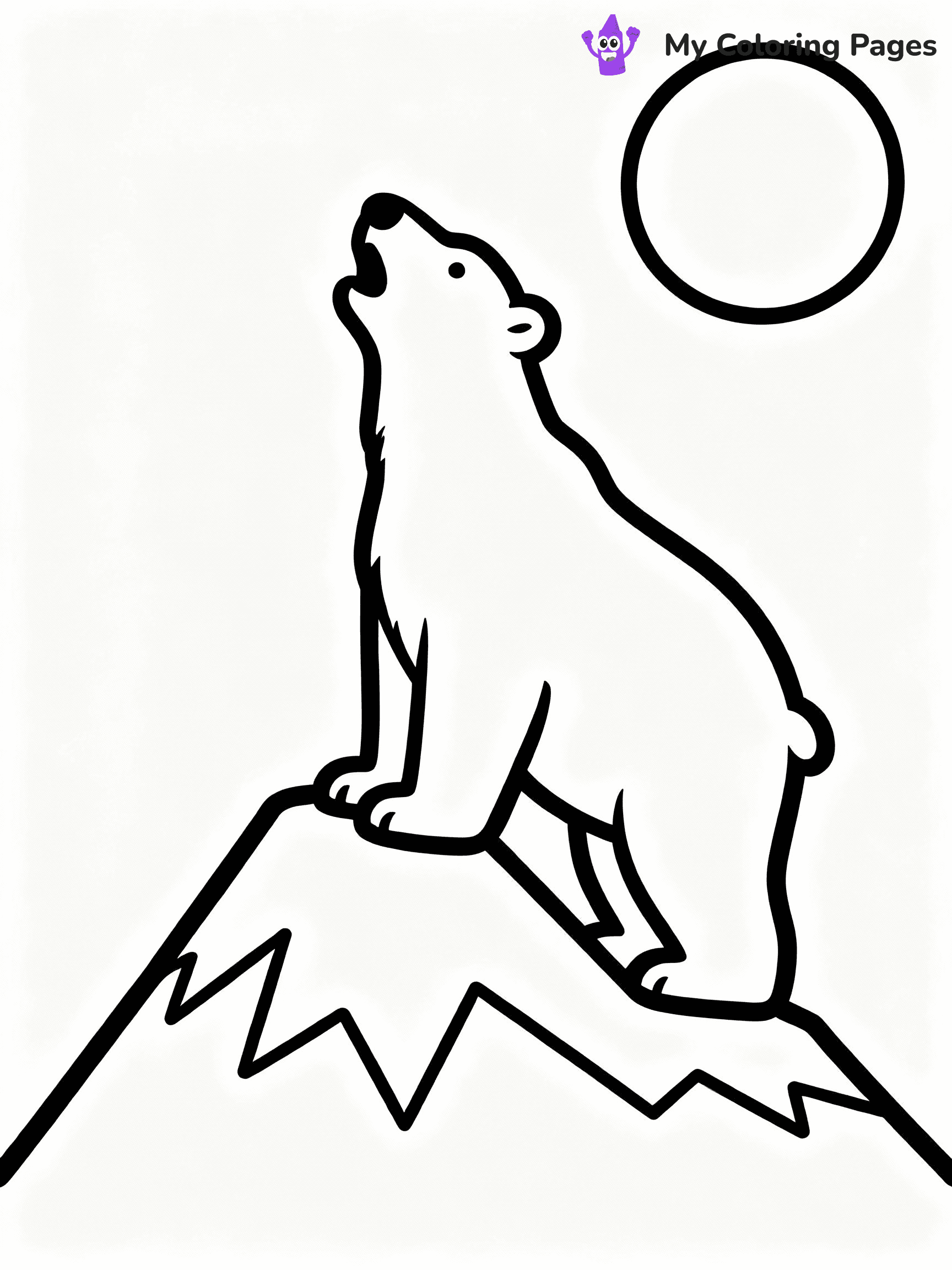 Polar Bear Coloring Pages - 3